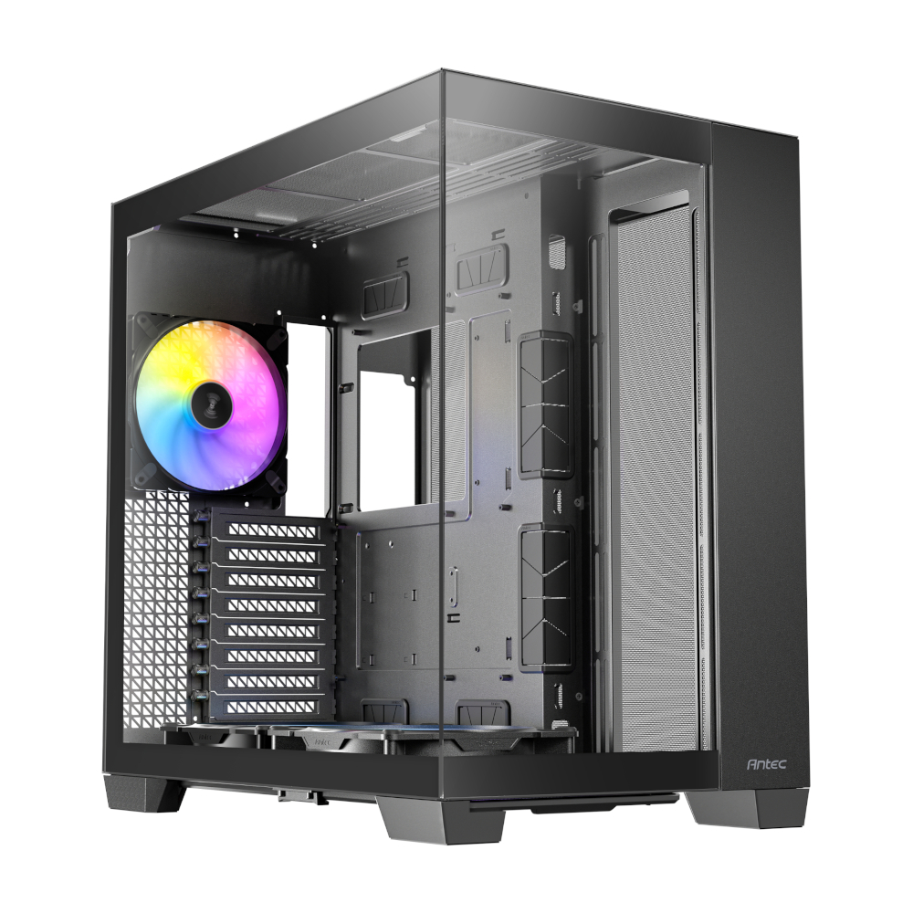C8-ARGB-B_wr_01 Antec C8 ARGB E-ATX DUAL Full Tower Gaming Chassis – Black