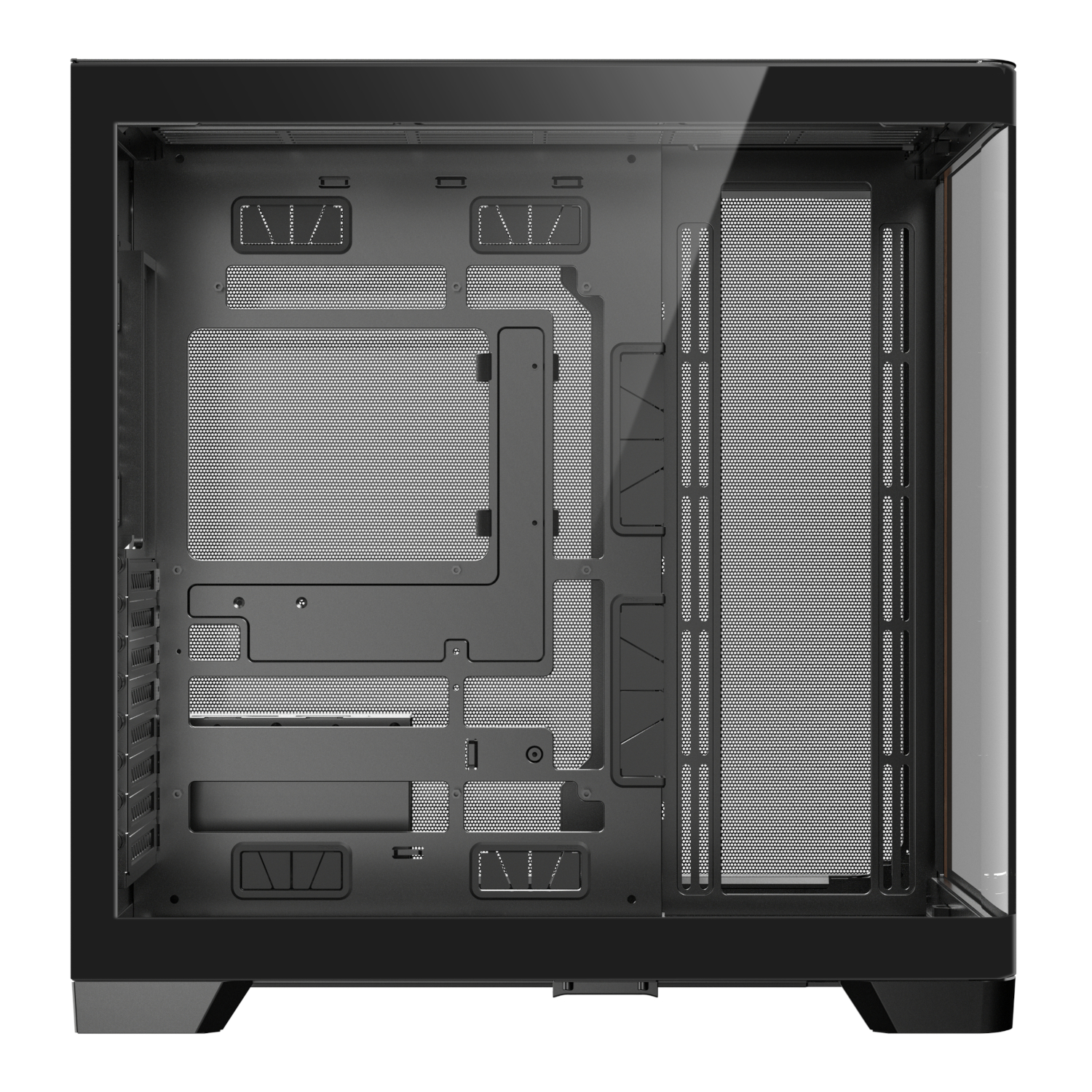 C8-CURVED-WOOD_wr_04 Antec C8 Curved Wood E-ATX | ATX | Micro-ATX | ITX Dual Chamber Gaming Chassis - Black