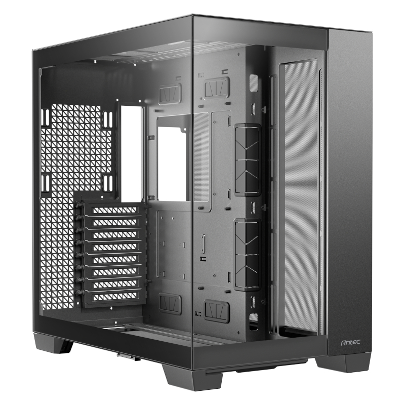 C8_wr_02 Antec C8 Basic E-ATX | ATX | Micro-ATX | ITX Dual Chamber Gaming Chassis - Black