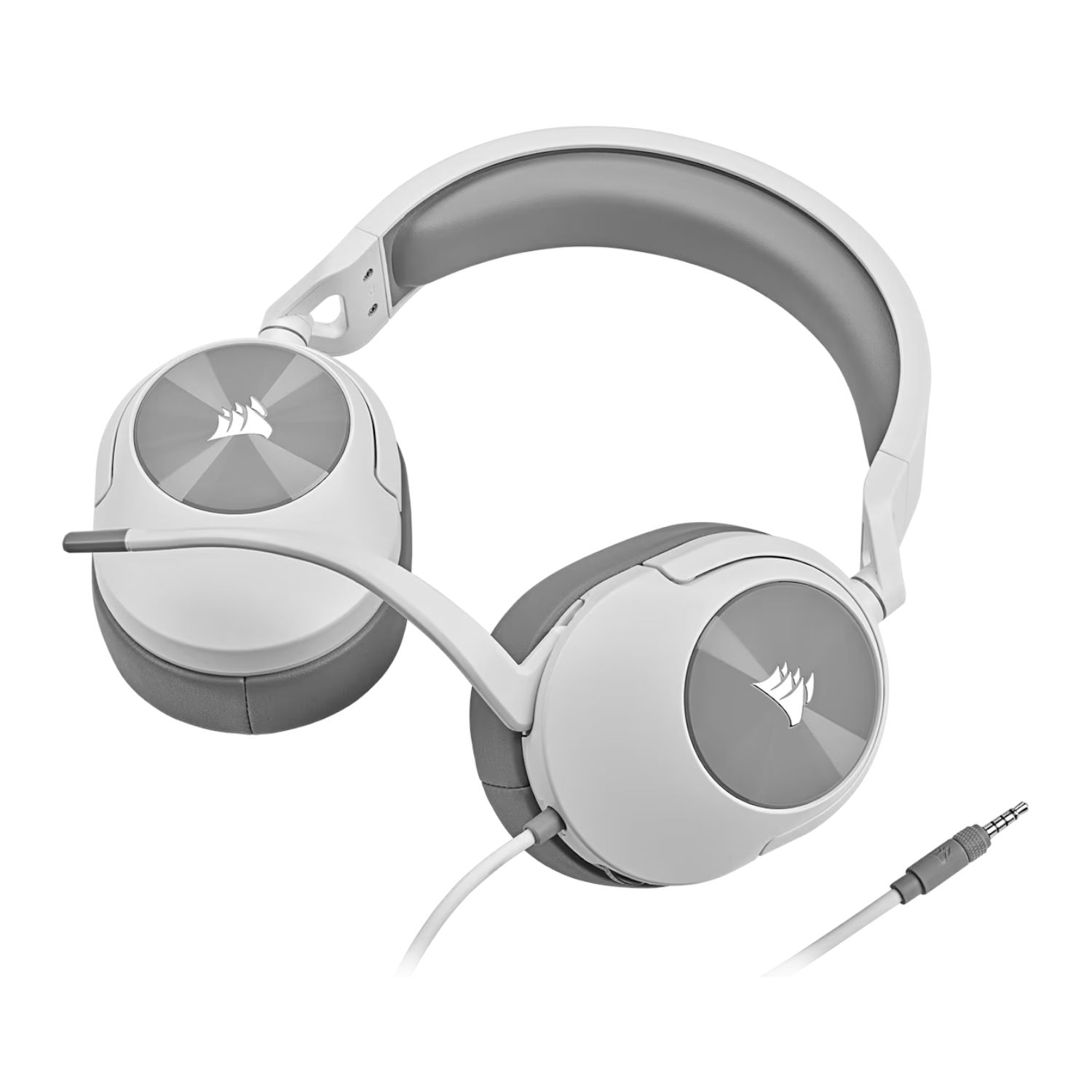 CA-9011261-AP_CORSAIR_OVER-EAR_HS55_WIRED_WH_wr_03 Corsair HS55 Surround Wired Gaming Headset – White