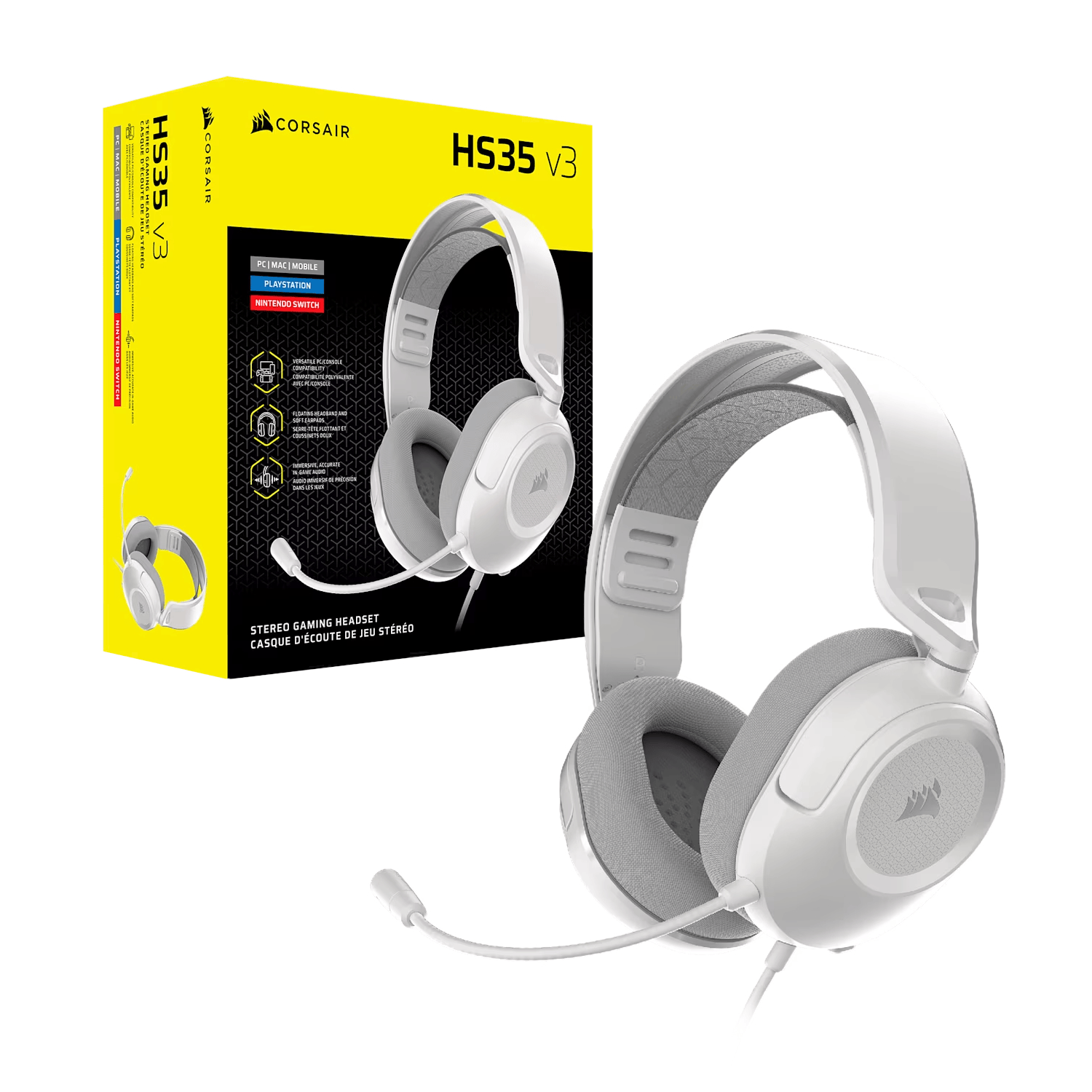 CA-9011400-WW_Corsair_HS35_v3_Wired_Gaming_Headset_-_W_wr_04 Corsair HS35 v3 Wired Gaming Headset - White