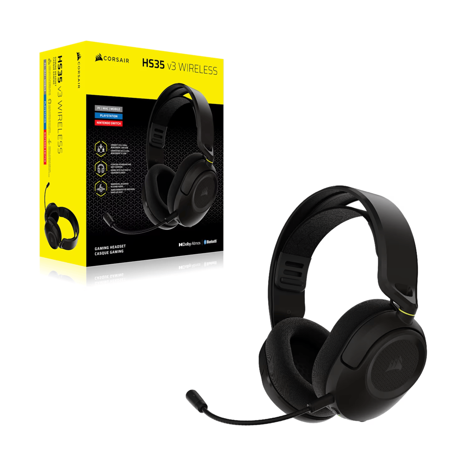 CA-9011401-WW_Corsair_HS35_v3_Wireless_Gaming_Headset__wr_04 Corsair HS35 v3 Wireless Gaming Headset - Carbon