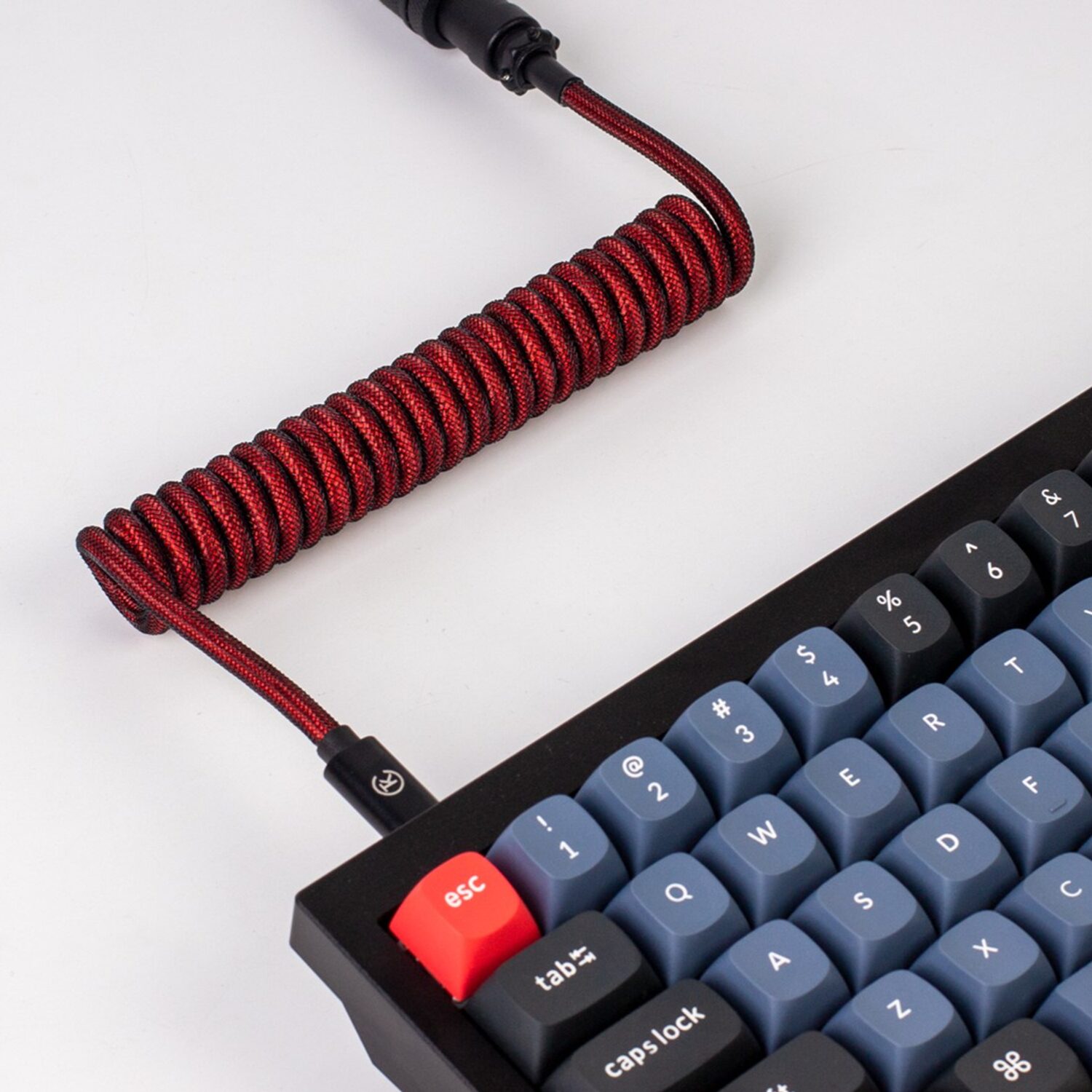 CAB-2_Keychron_Coiled_Aviator_Cable_-_Red_wr_04-2 Keychron Coiled Aviator Cable - Red