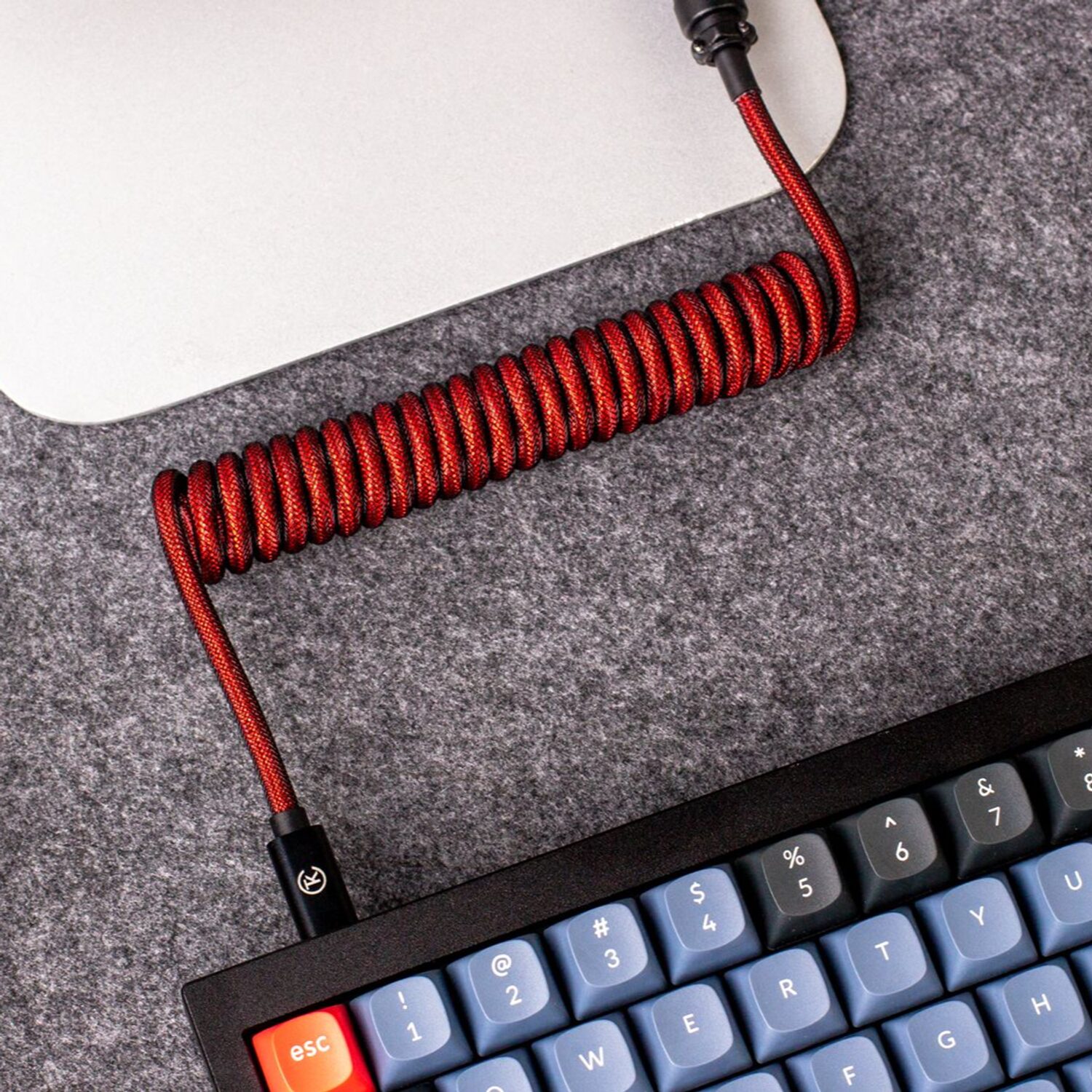 CAB-2_Keychron_Coiled_Aviator_Cable_-_Red_wr_05-2 Keychron Coiled Aviator Cable - Red