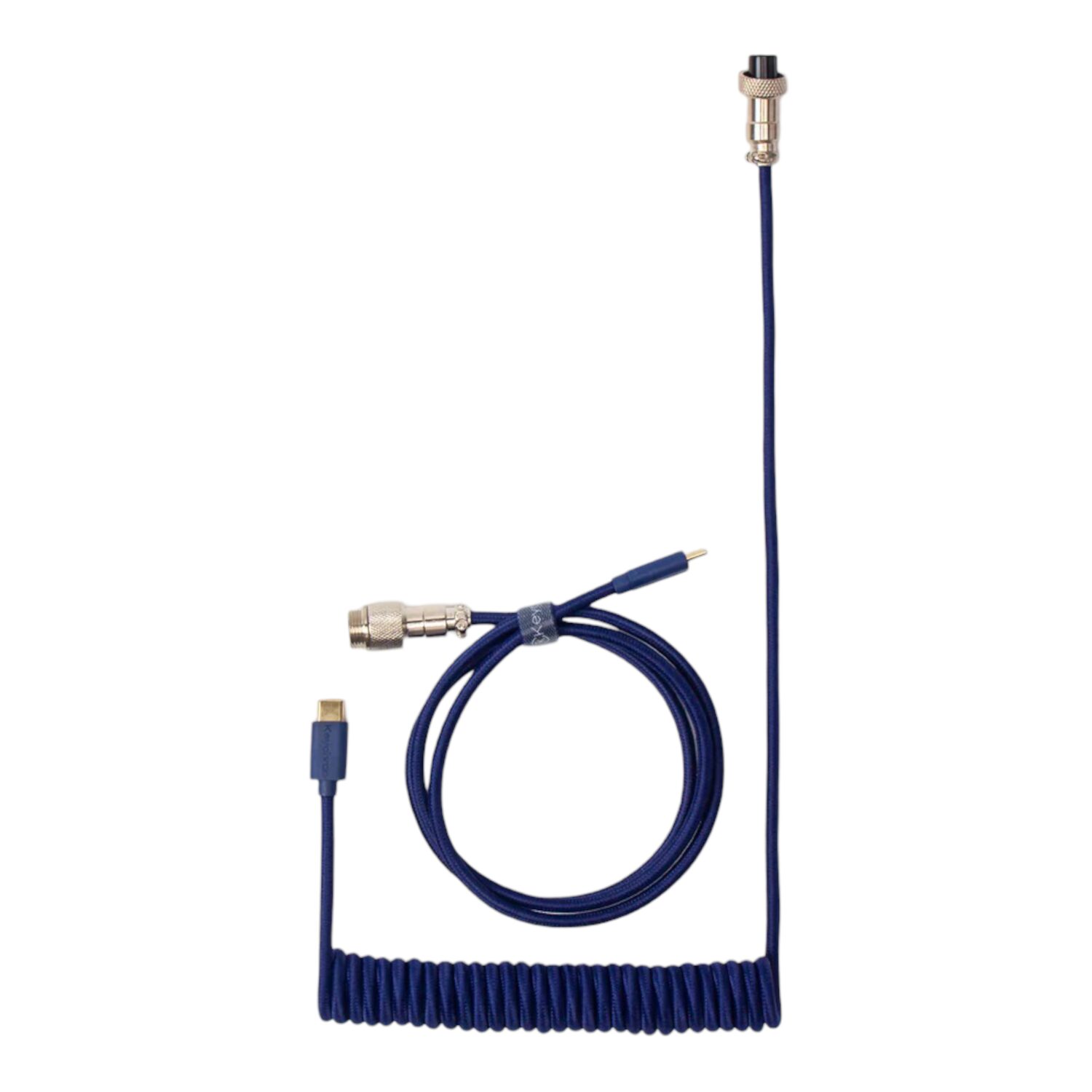 CAB-L-wr-02 Keychron Coiled Aviator Blue Cable