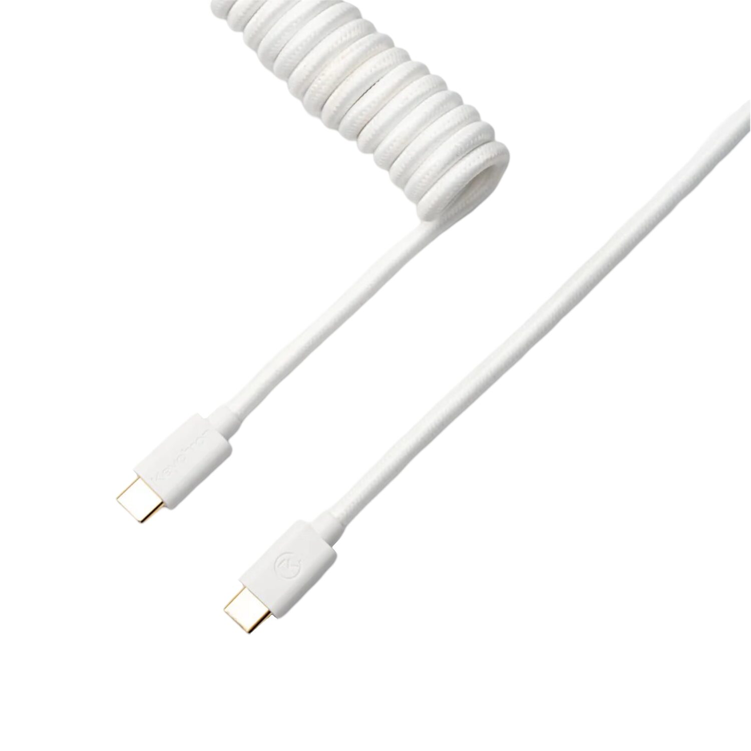 CAB-W-wr-01 Keychron Coiled Aviator White Cable