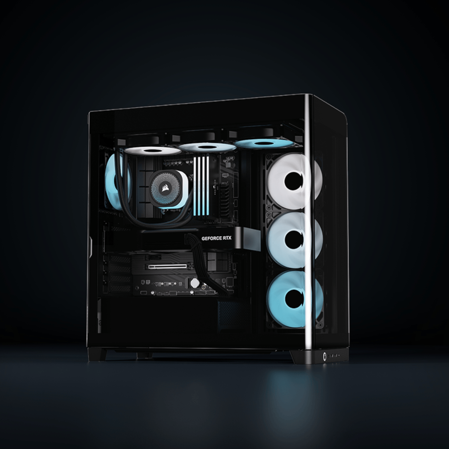 Corsair FRAME 4500X RS-R ARGB Panoramic Glass Mid-Tower PC Case - Black