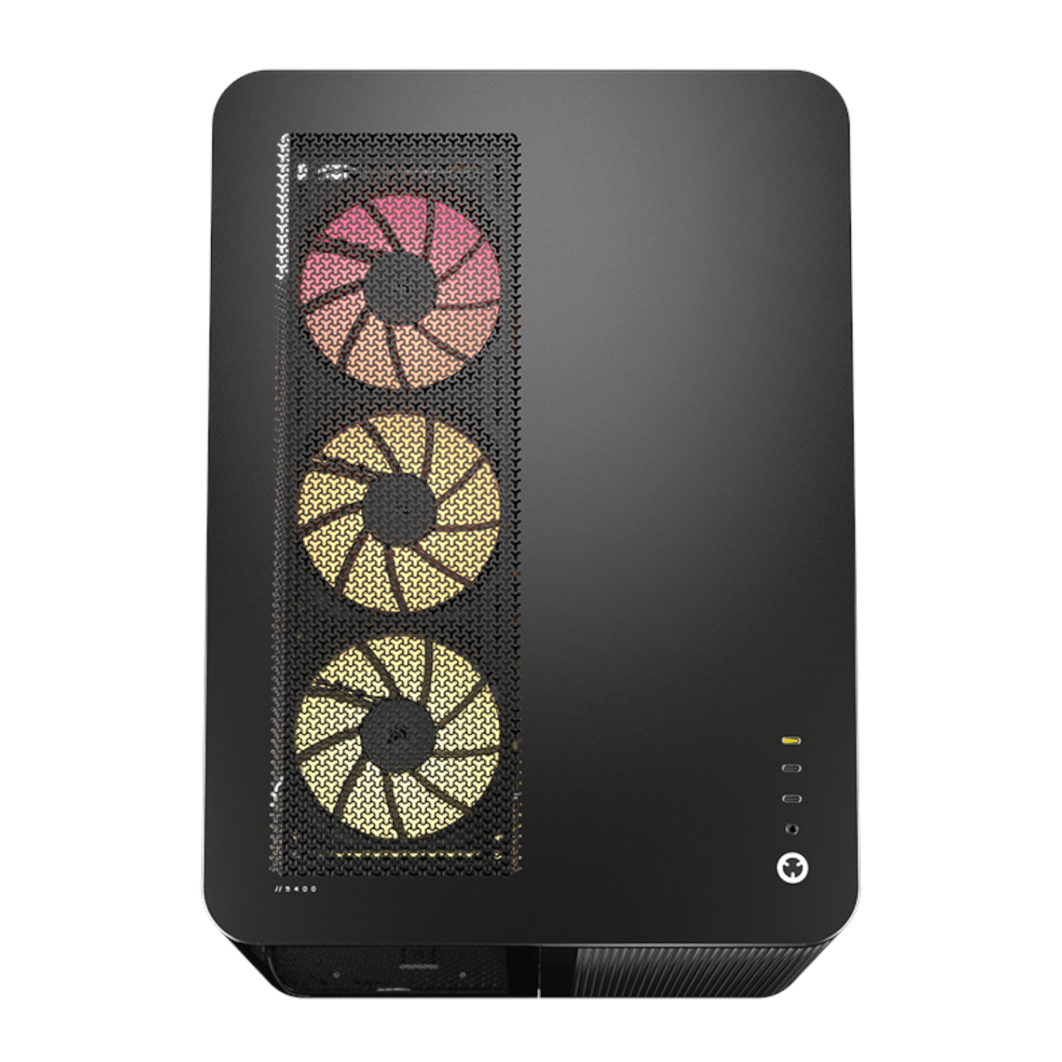CC-9011320-WW_Corsair_AIR_5400_LX-R_RGB_iCUE_LINK_Trip_wr_04 Corsair AIR 5400 LX-R RGB iCUE LINK Triple Chamber Mid-Tower PC Case - Black