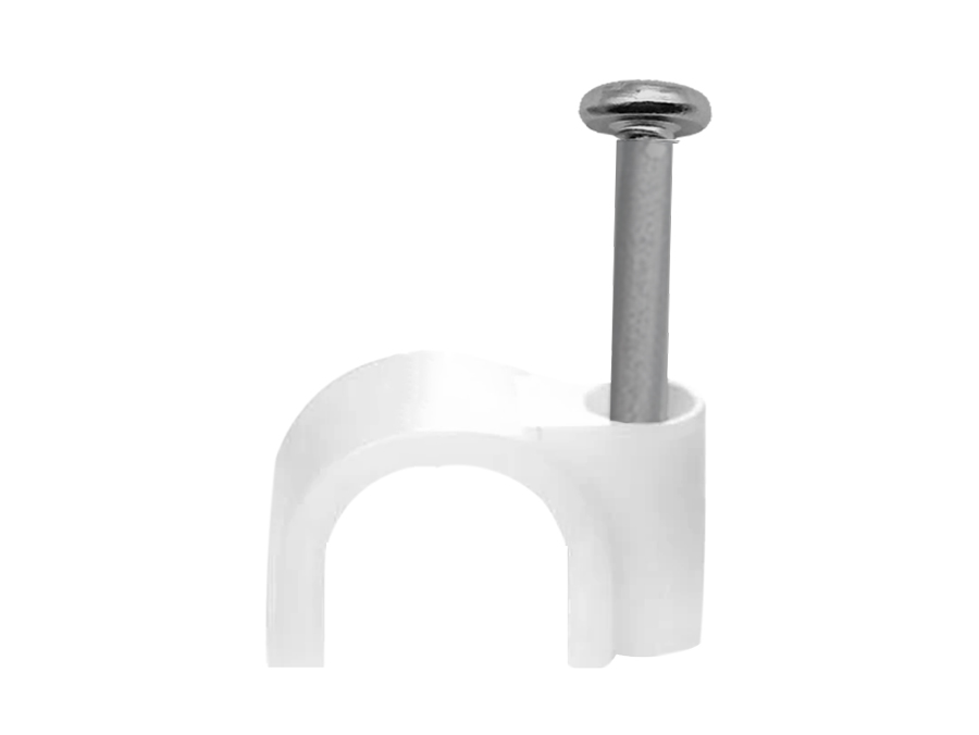 CC-W8 8mm Cable Clips 100 Pack White