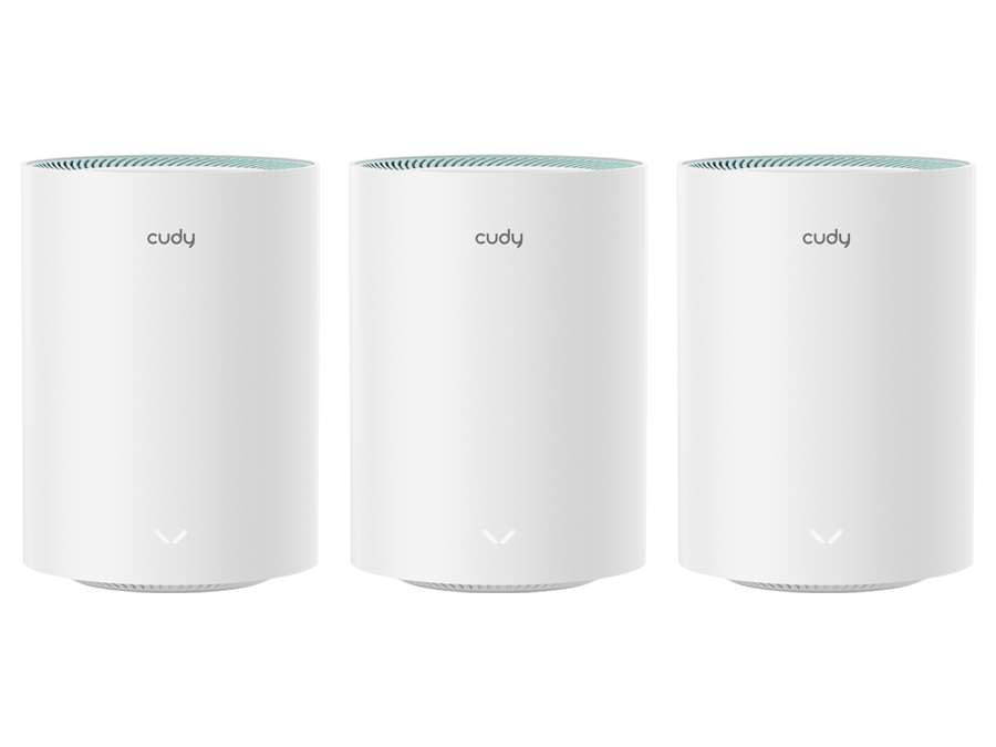 CD-M13003 Cudy Dual Band WiFi 5 1200Mbps Gigabit Mesh 3 Pack