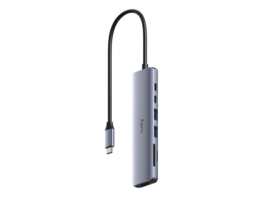 CD-UH407 Cudy 7-in-1 4K 60Hz HDMI USB-A and USB-C Hub
