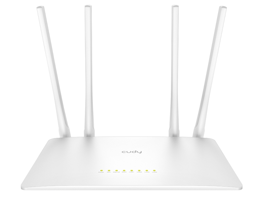 Cudy Dual Band WiFi 5 1200Mbps 5dBi Fast Ethernet Router