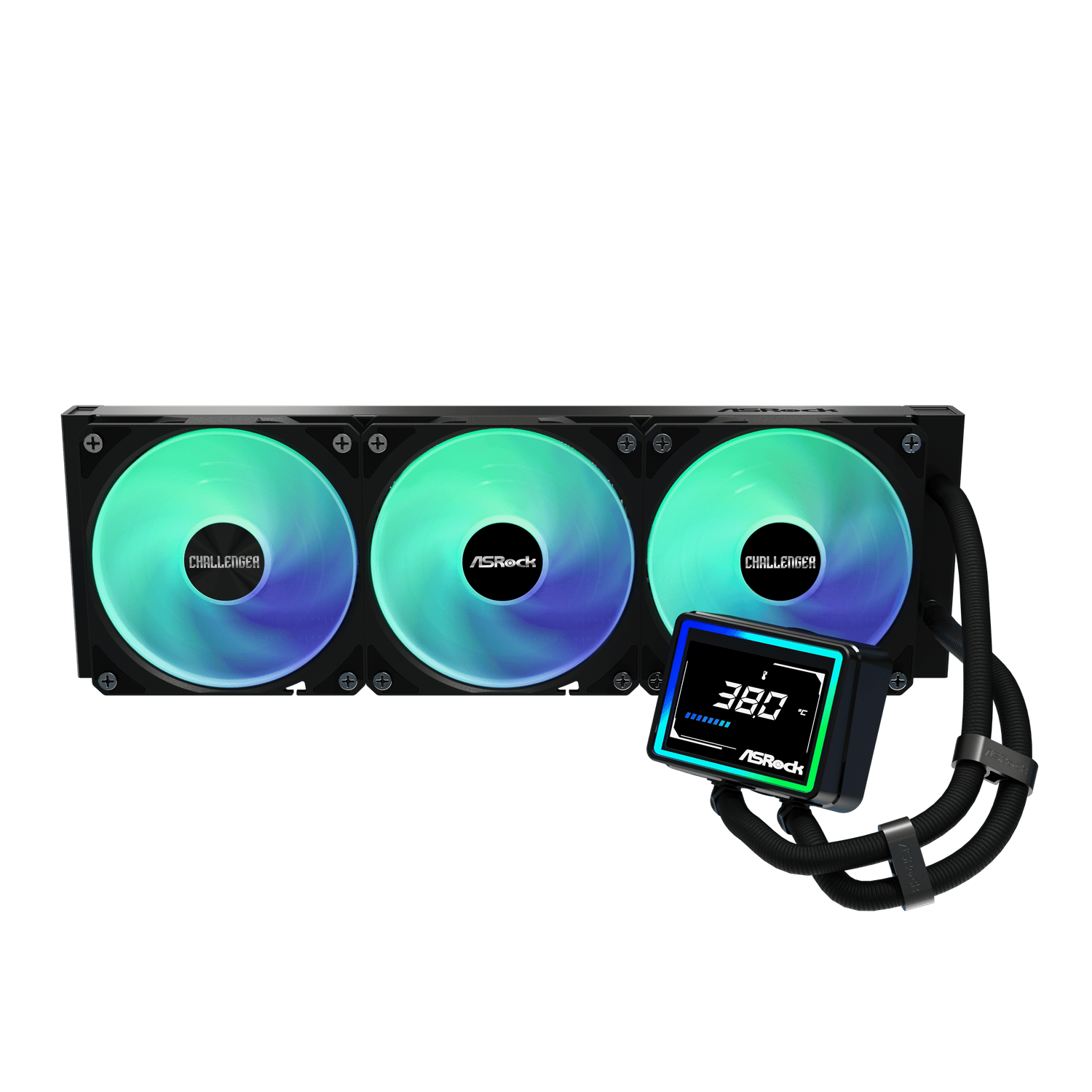 CHALLENGER-360-DIGITAL_ASRock_Challenger_360_Digital_AIO_Liquid_wr_02 ASRock Challenger 360 Digital AIO Liquid Cooler - Black