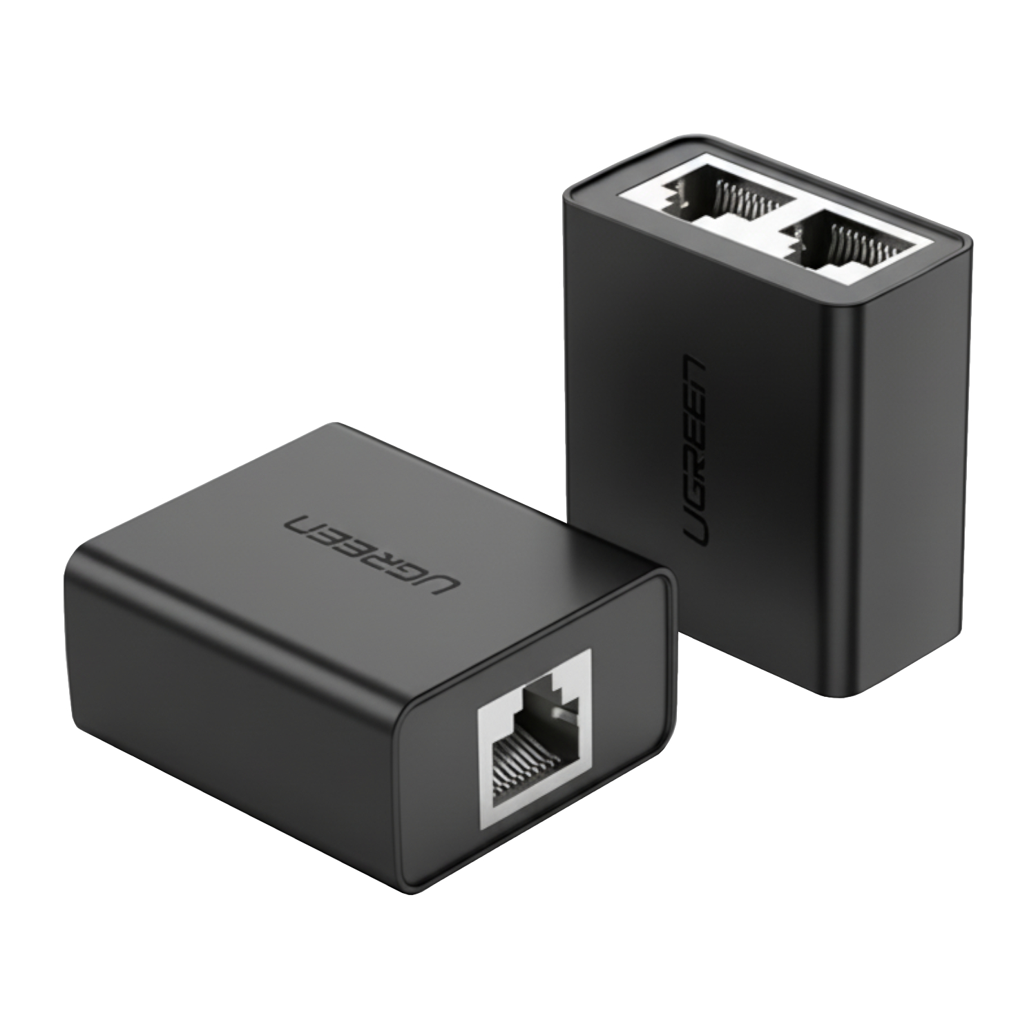 CM210-50923_UGREEN-RJ45-Splitter-Adapter-2-pack_wr_01 UGREEN RJ45 Splitter Adapter 2 Pack (Black)