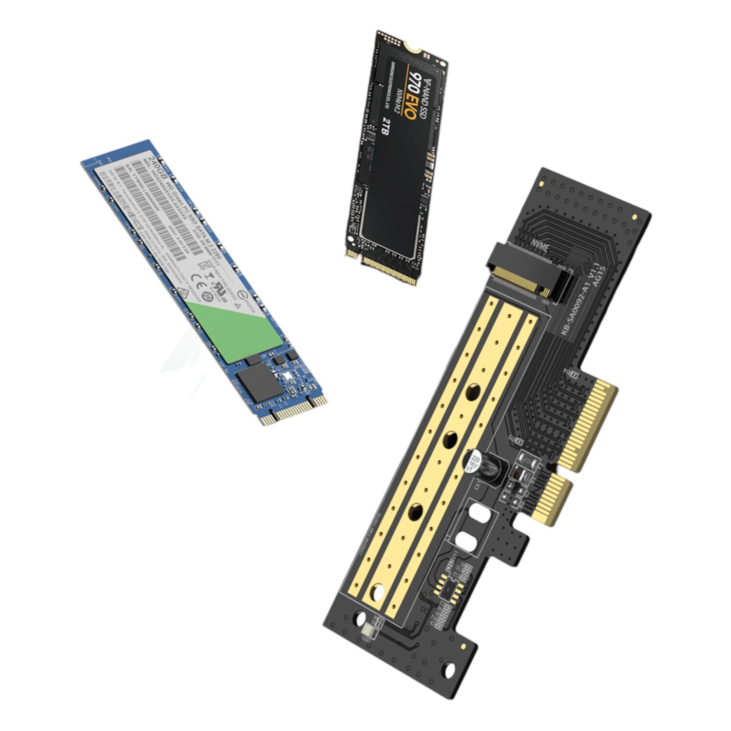 CM302-70503-wr-04 UGREEN CM302 M.2 NVME to PCI-E3.0X4 Express Card
