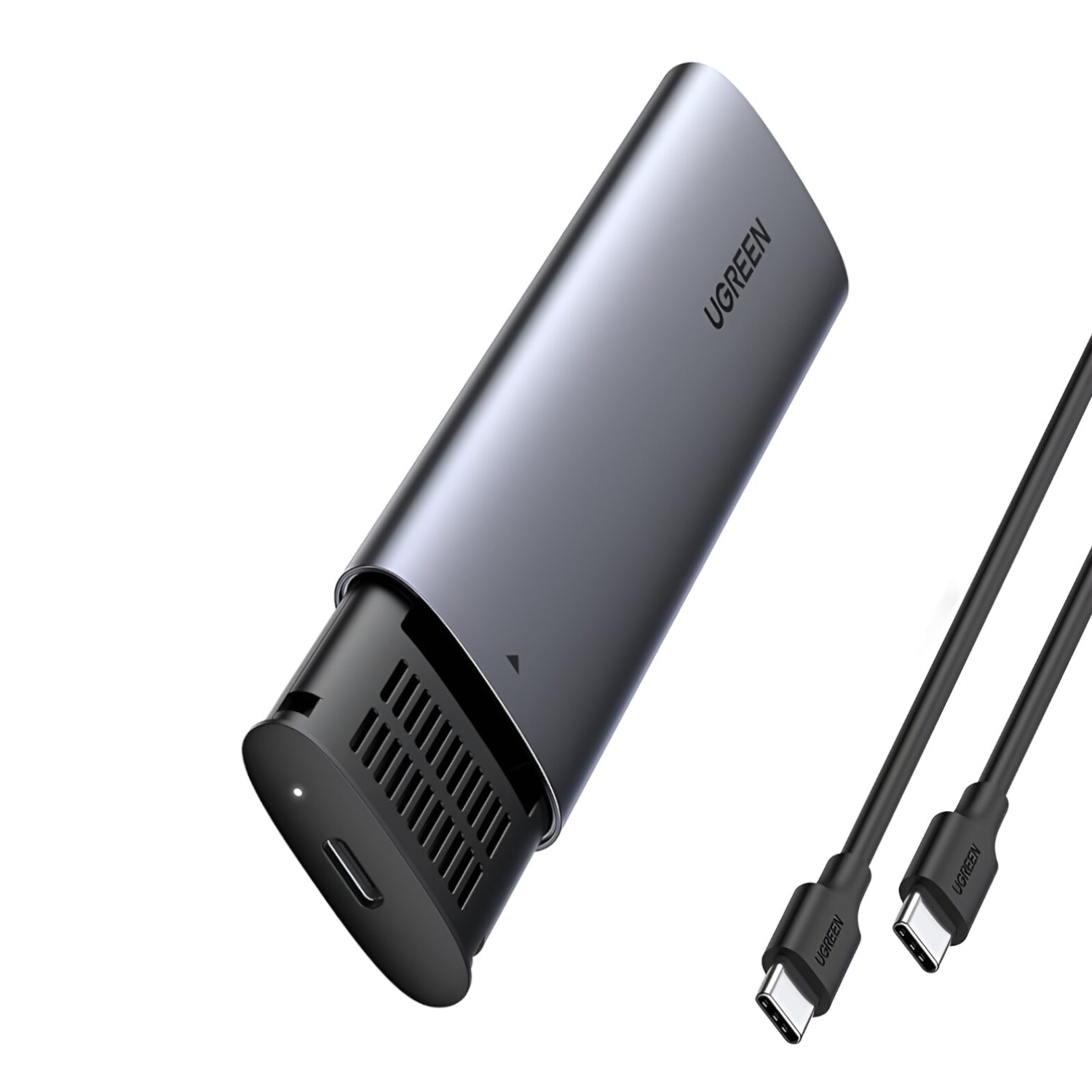 CM400-10902_Ugreen-CM400-90264-Type-C-to-M.2-M-KEY-PCIe-NVMe-SSD-Enclosure_wr_03a UGREEN CM400-10902 Type-C to M.2 M-KEY PCIe NVMe SSD Enclosure