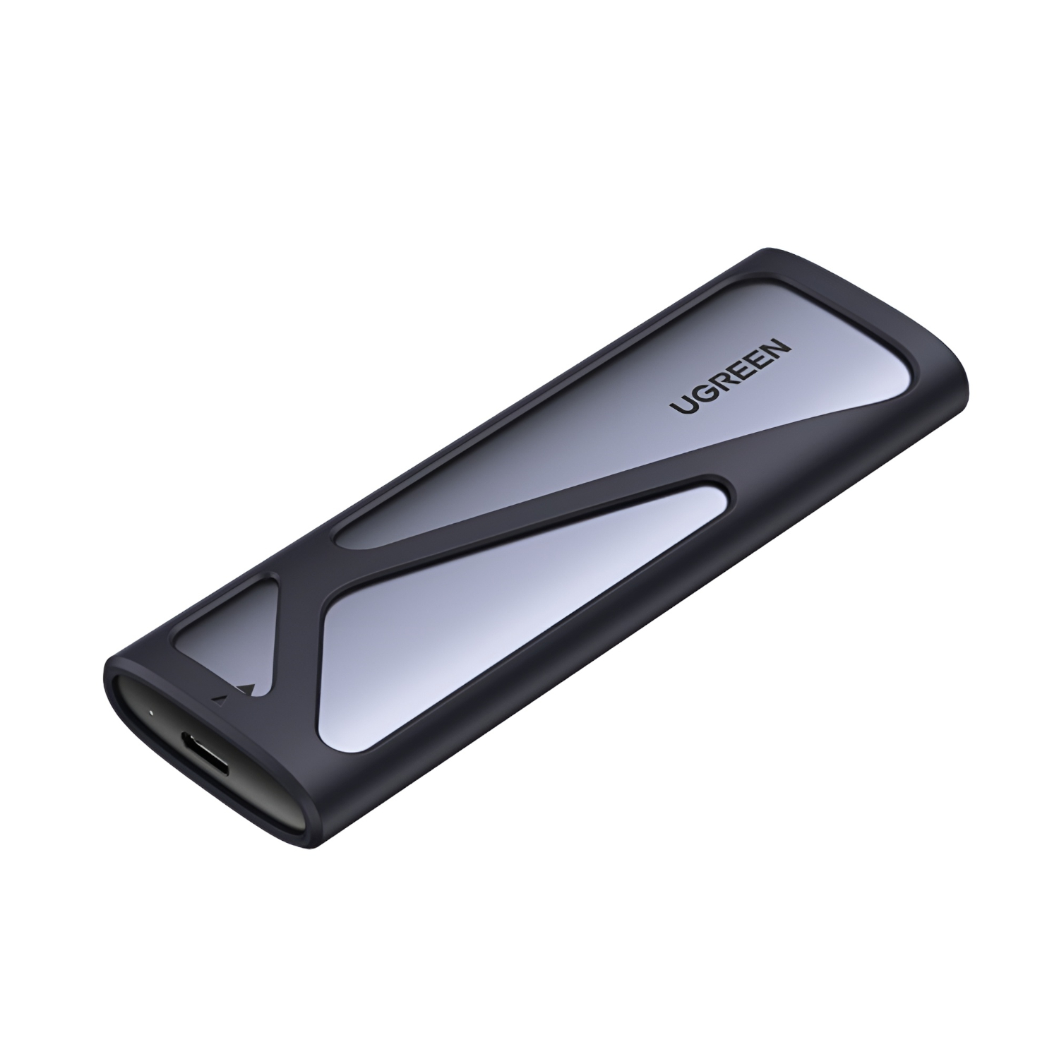 CM400-90264_Ugreen-CM400-90264-M.2-NVMe-SATA-SSD-Enclosure_wr_01a UGREEN CM400-90264 M.2 NVME/SATA SSD Enclosure (10Gbps) - Silver