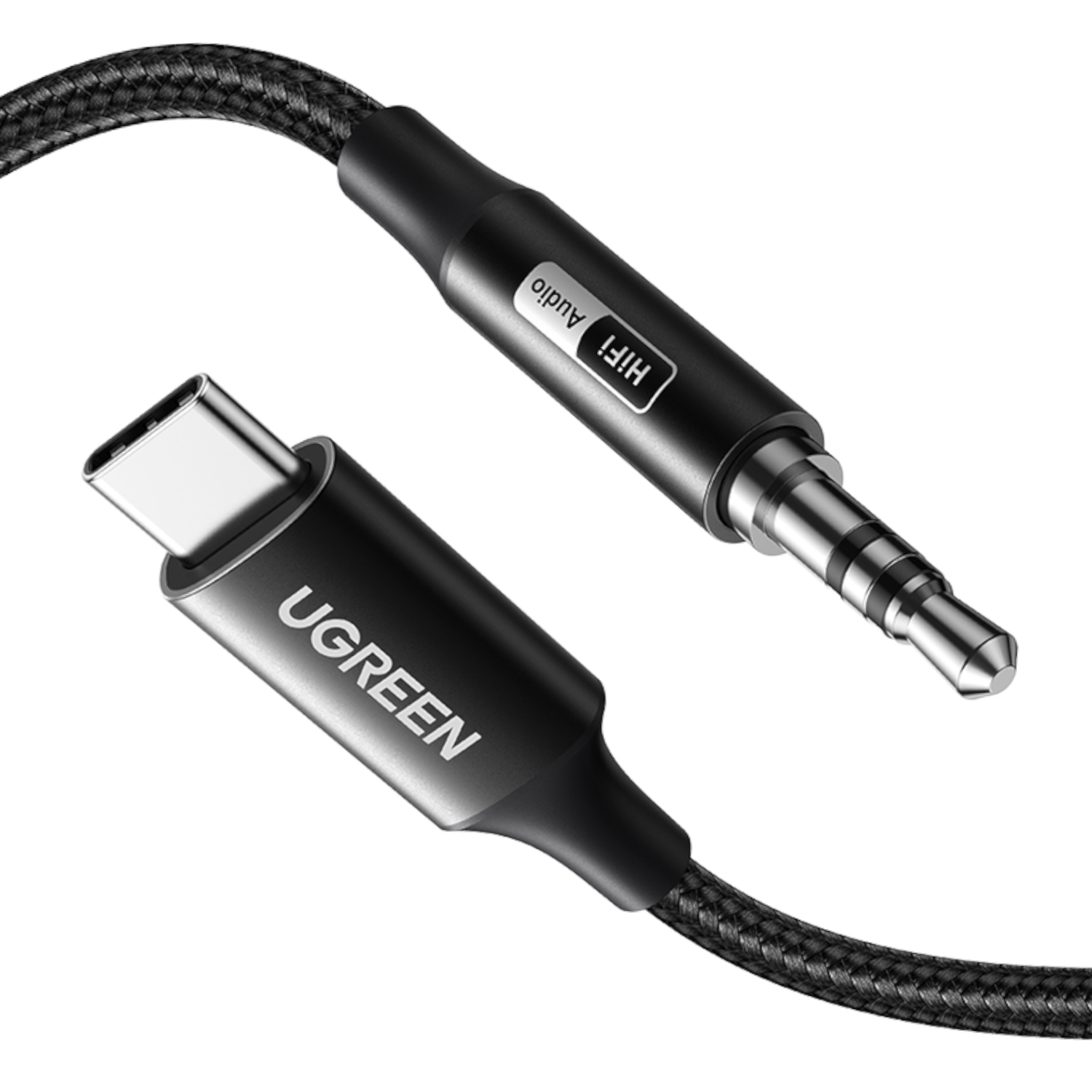 CM450-65101_UGreen-USB-Type-C-to-3.5mm-AUX-Audio-Cable-3M-Black_wr_03 UGREEN USB Type-C to 3.5mm AUX Audio Cable 2M - Black