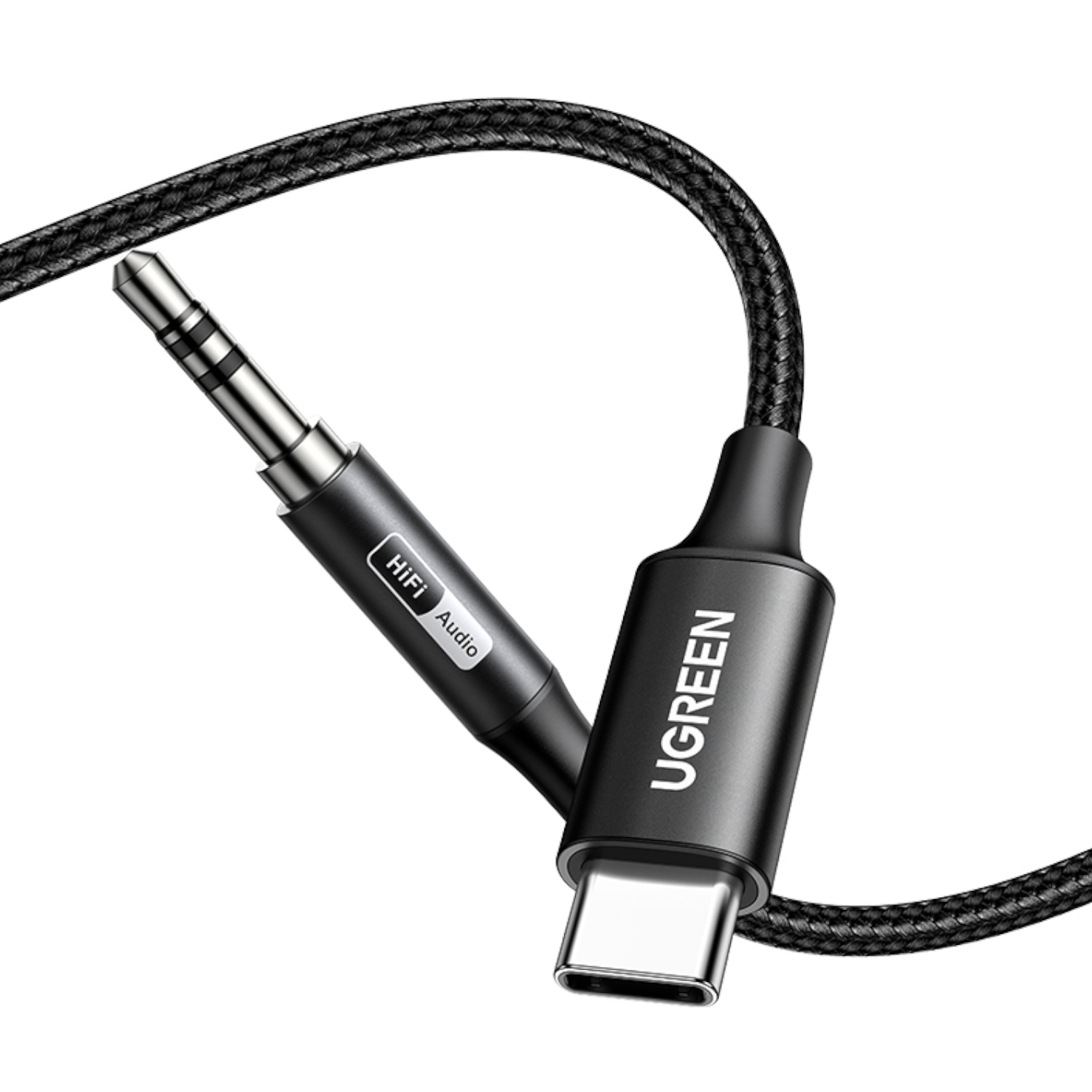 CM450-65102_UGreen-USB-Type-C-to-3.5mm-AUX-Audio-Cable-2M-Black_wr_02 UGREEN USB Type-C to 3.5mm AUX Audio Cable 3M - Black