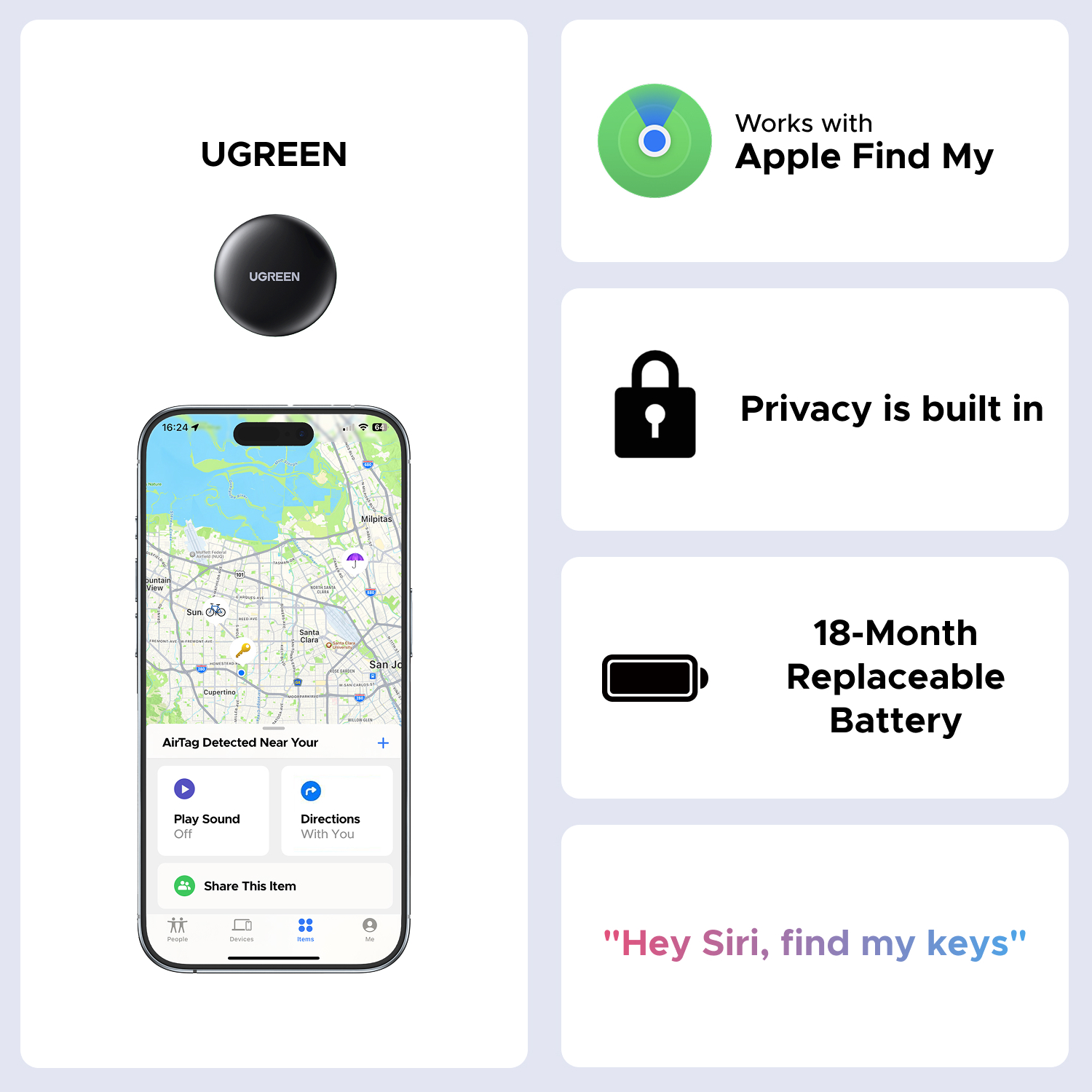 CM520-60387_UGREEN-FineTrack-Mini-Smart-Finder_wr10 UGREEN FineTrack Mini Smart Finder for Apple Devices