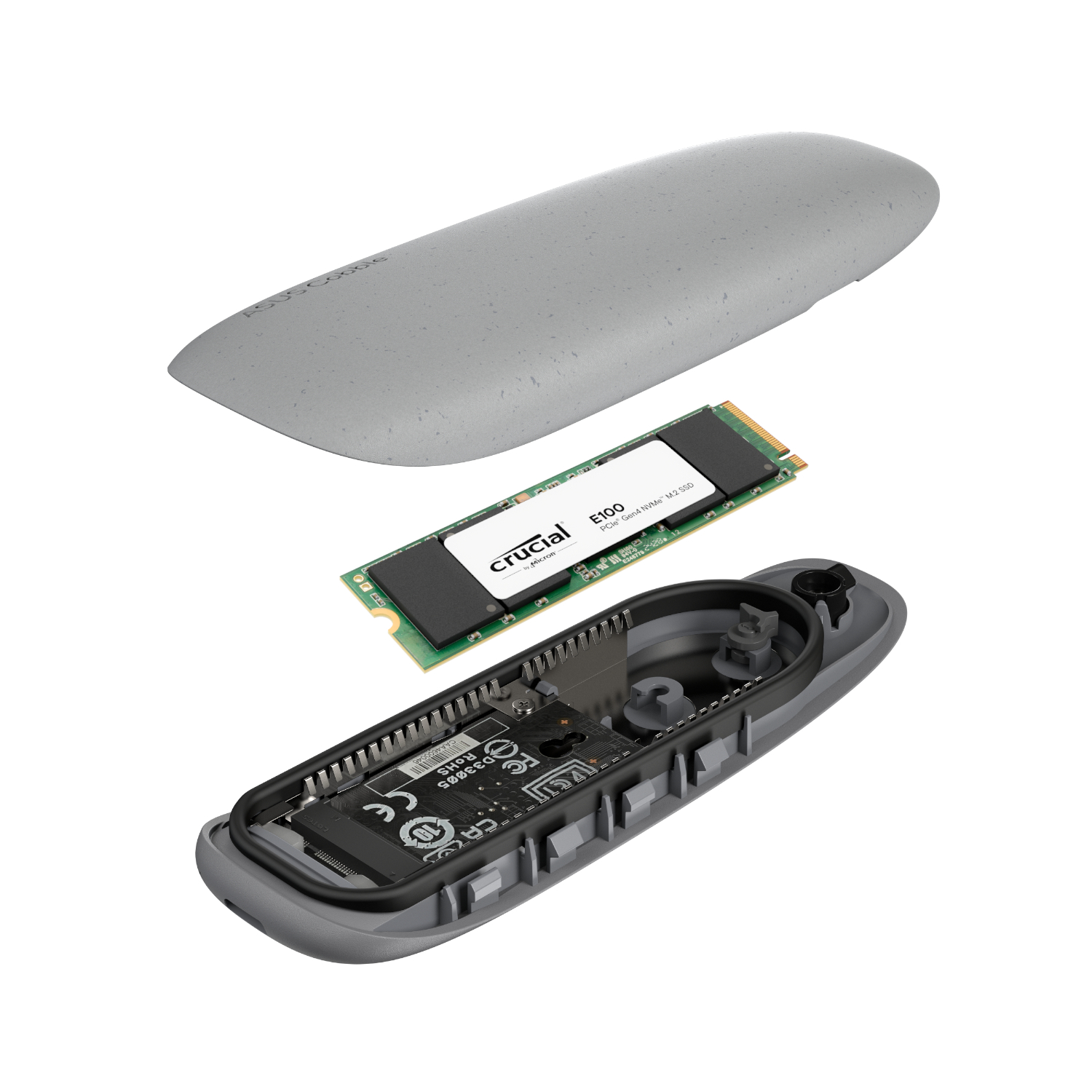 COBBLE-1TB-BUNDLE-G_Asus-Cobble-M.2-SSD-Type-C-Enclosure-and-Crucial-E100-1TB-NVMe-Bundle-Grey_wr_05a Asus Cobble M.2 SSD Type-C Enclosure and Crucial E100 1TB NVMe Bundle - Grey
