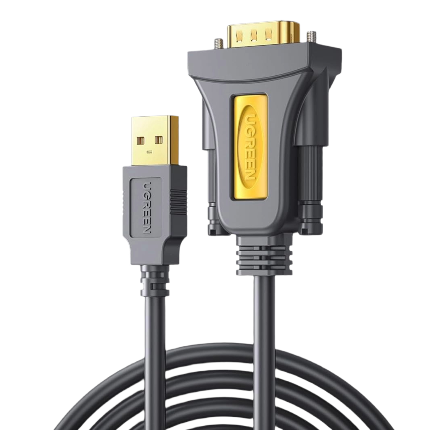 CR104-20222_UGREEN-USB-2.0-to-RS-232-Serial-Adapter-Cable_03 UGREEN USB 2.0 to RS-232 Serial Adapter Cable (USB-A Male to DB9 Male)-Black