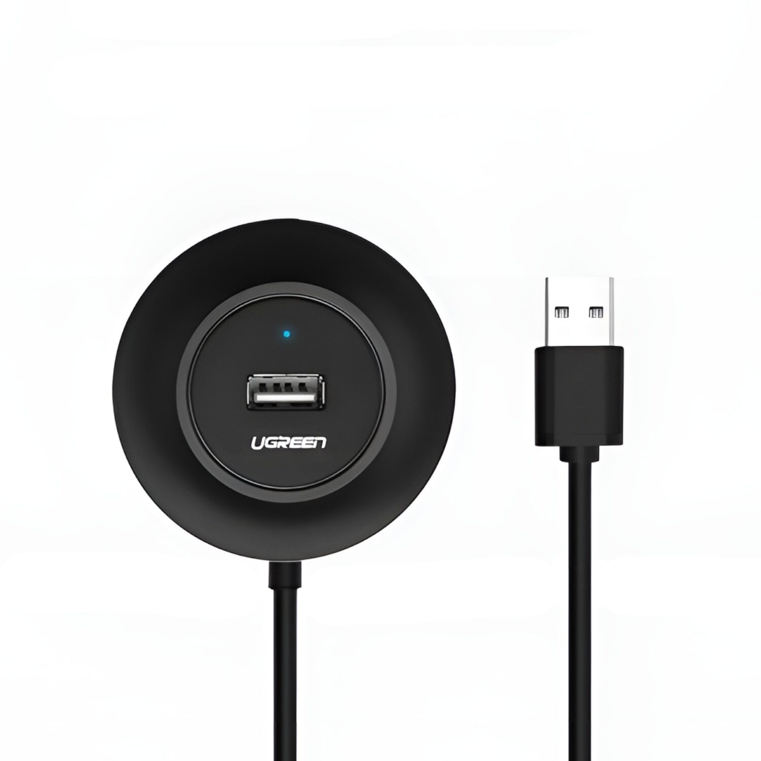 CR106-20277-WR-01 UGREEN 4-IN 1 USB 2.0 Hub (20777) - Black