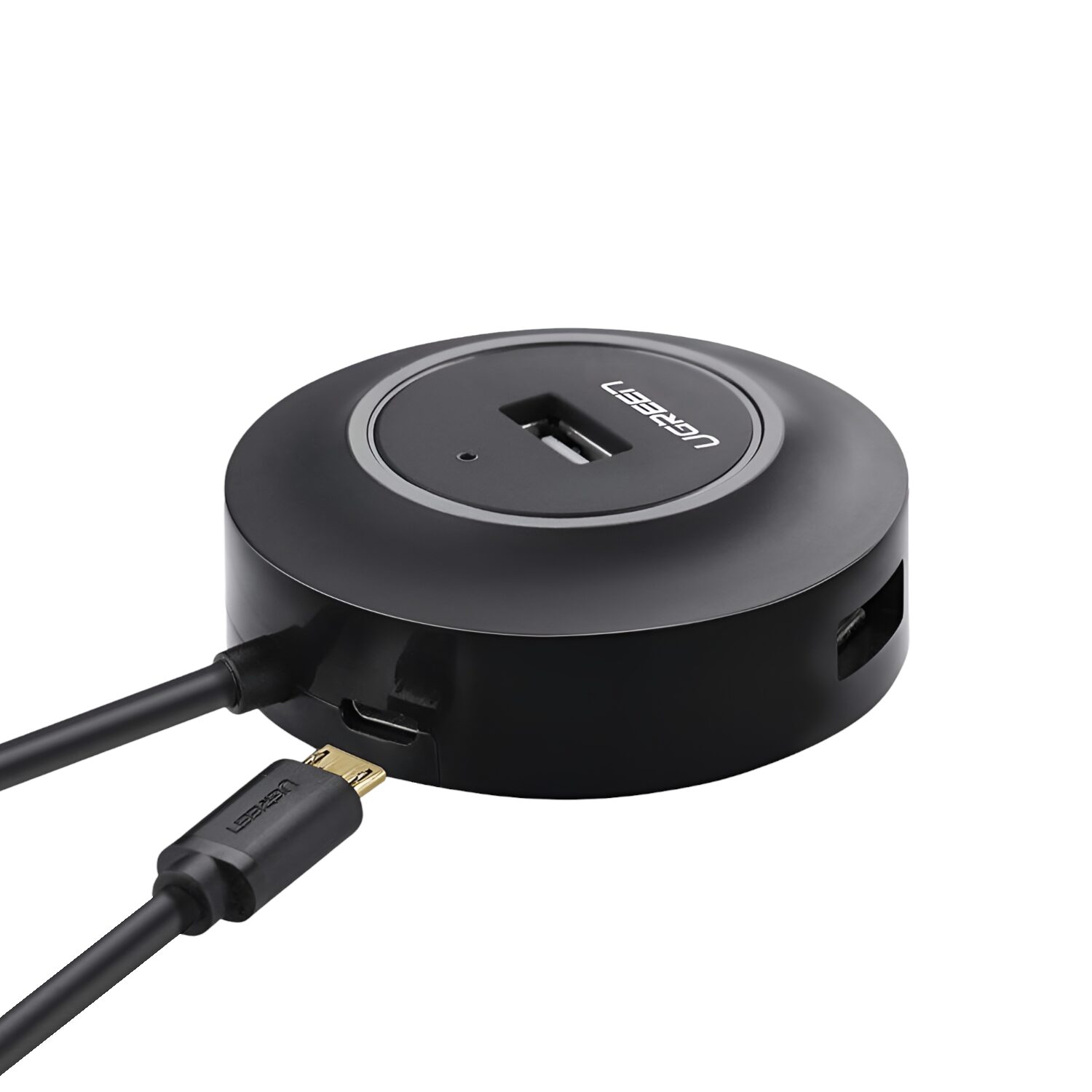 CR106-20277-WR-04a UGREEN 4-IN 1 USB 2.0 Hub (20777) - Black