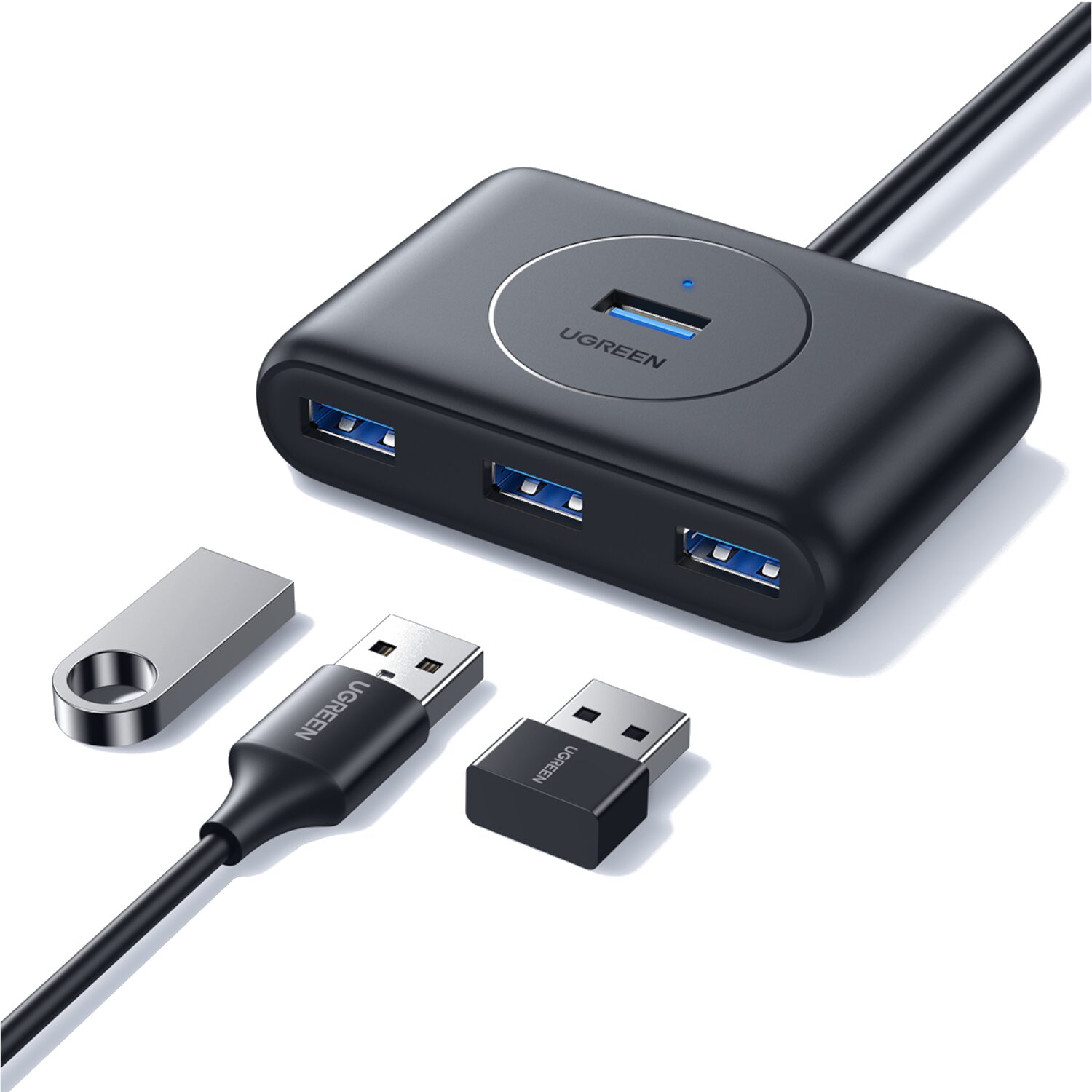 CR113-20290-WR-05 UGREEN 4-Port USB 3.0 Hub | 5Gbps Data Transfer - 0.5m