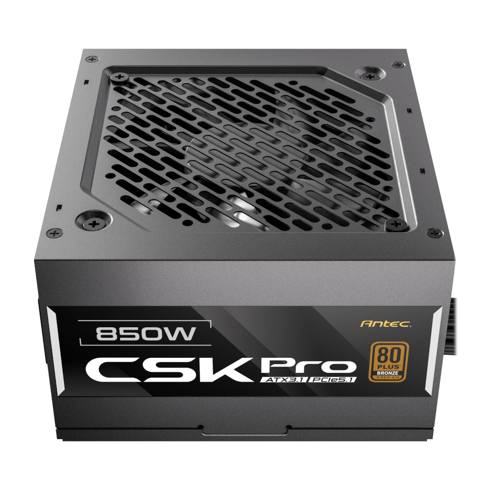 CSK850-PRO_wr_09 Antec CSK 850W Pro PCle5.1 Gen5 80 Plus Bronze Semi-Modular Power Supply