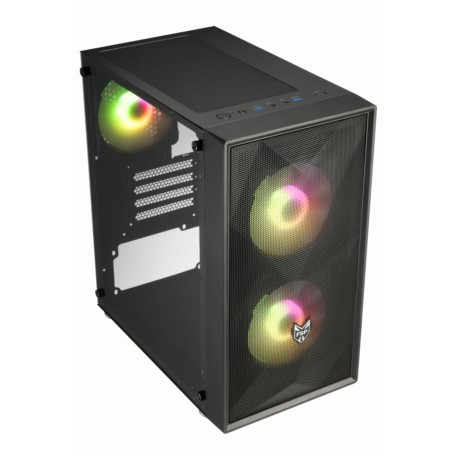 CST130A_FSP-CST130-Basic-M-ATX-Gaming-Chassis-–-Black_wr_01b FSP CST130A Micro-ATX Gaming Chassis - Black