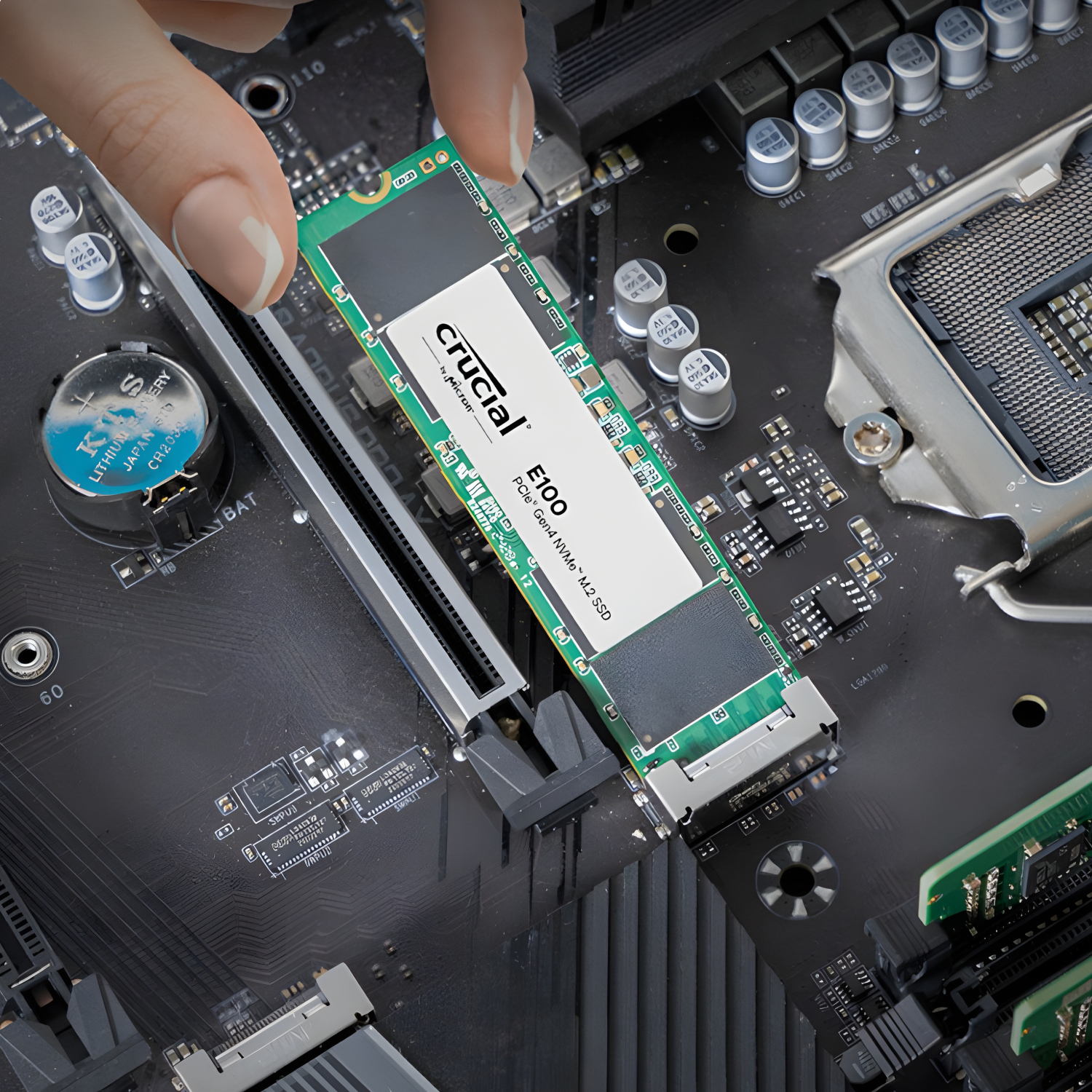 CT480E100SSD8_wr_02a Crucial E100 1TB PCIe Gen4 2280 NVMe M.2 SSD