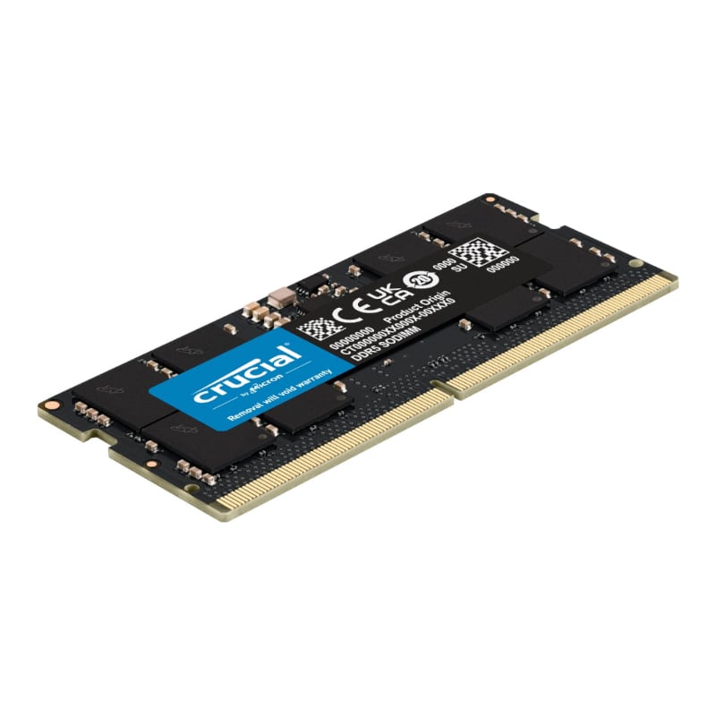 CT8G56C46S5_wr_03a Crucial 8GB 5600MHz DDR5 SODIMM Notebook Memory