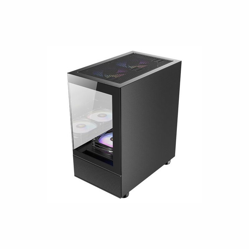 CX200M-ELITE-B_wr_05 Antec CX200M Elite Micro-ATX | ITX RGB Mini-Tower Gaming Chassis - Black
