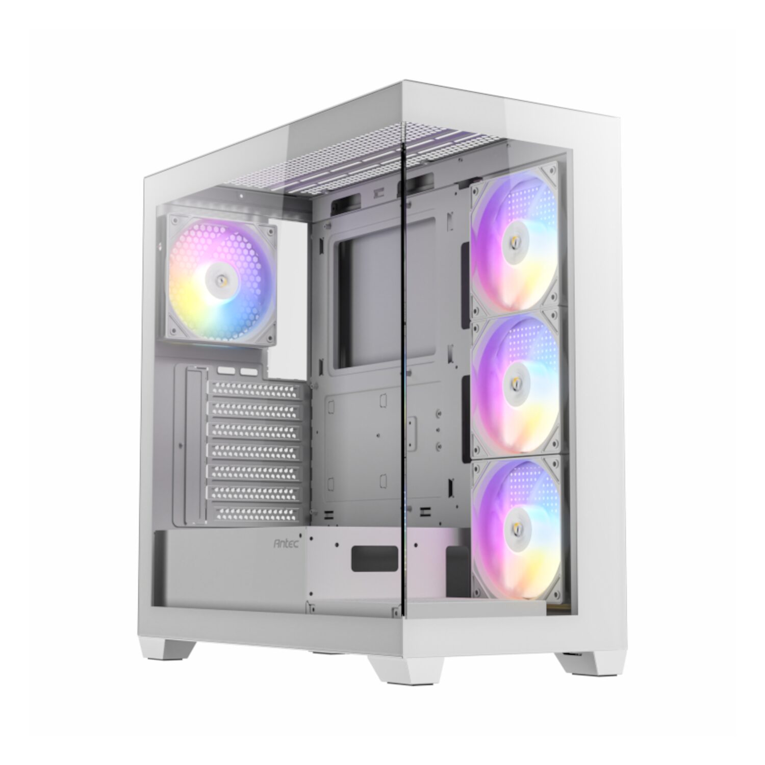 CX300-ARGB-W-wr-01 Antec CX300 ATX ARGB Gaming Chassis - White