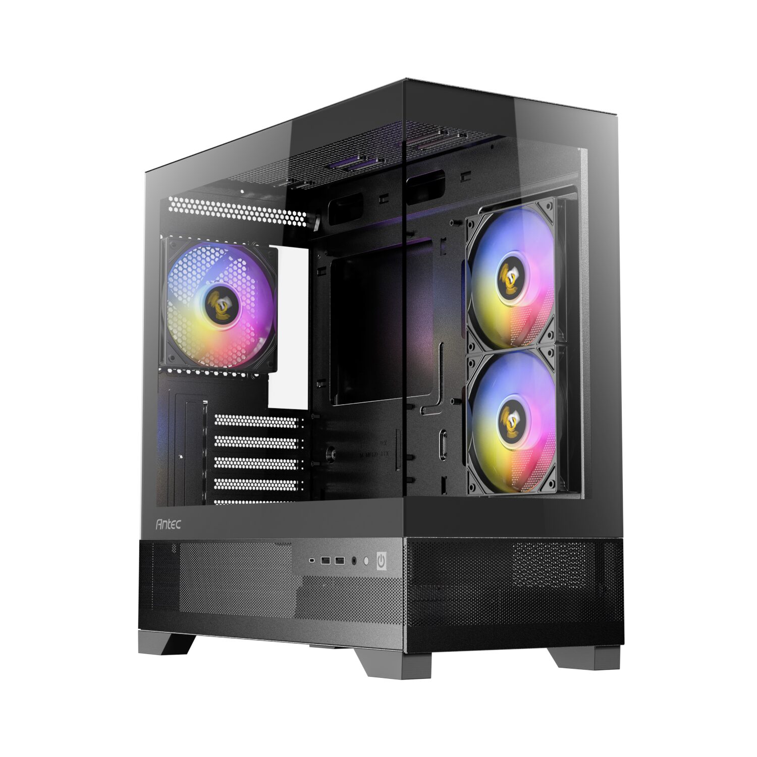 CX500-ARGB-wr-01 Antec CX500M ARGB Gaming Chassis | M-ATX | ITX | Type-C - Black