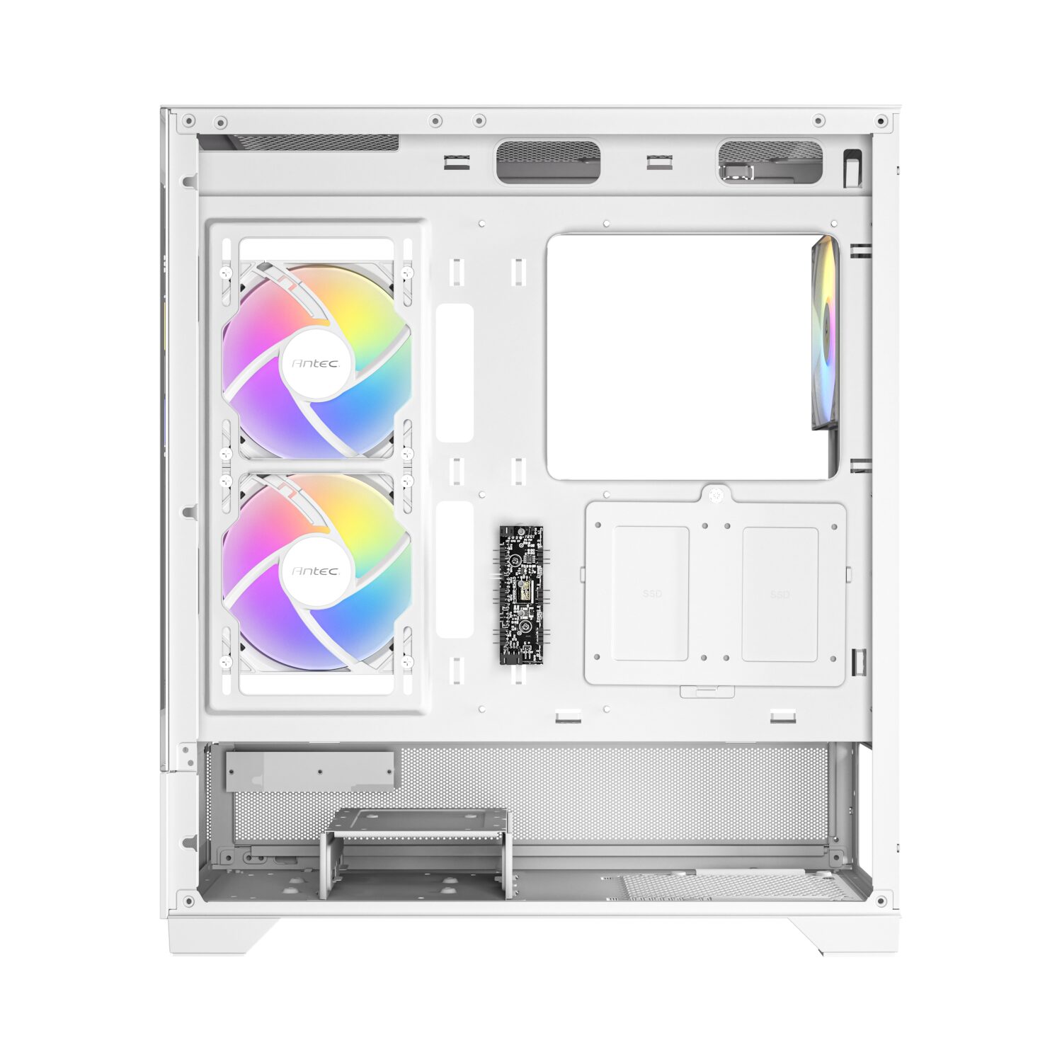 CX700-ARGB-wr-06 Antec CX700 ARGB Mid-Tower Gaming Chassis - White