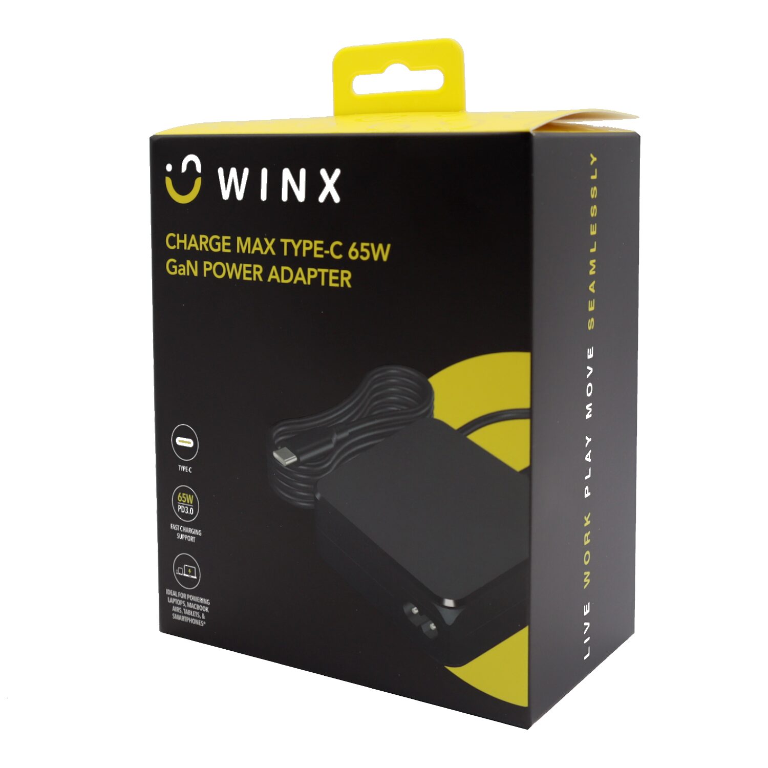 DC103-wr-01-1 WINX Charge Max Type-C 65W Gan Power Adapter
