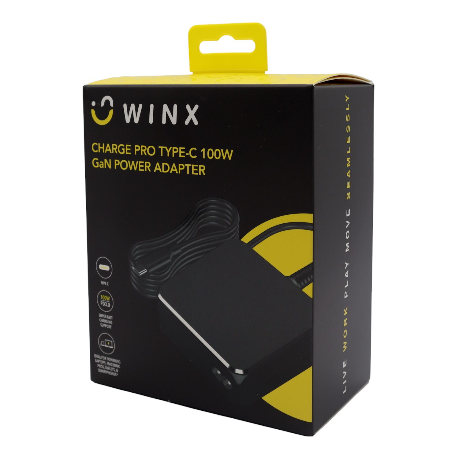 DC104-wr-01 WINX CHARGE PRO TYPE-C 100W GaN POWER ADAPTER