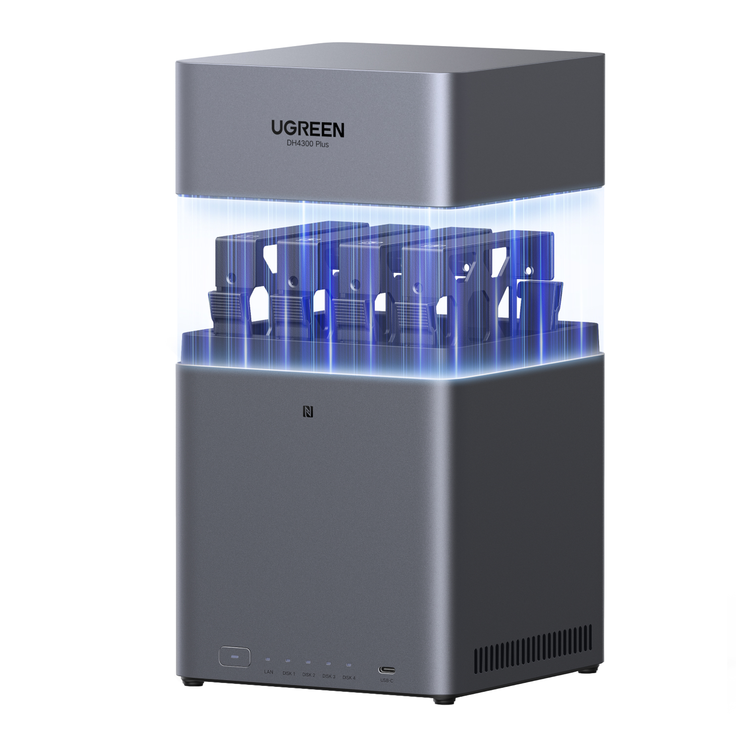 DH4300PLUS-85660_UGreen-DH4300-PLUS-4-Bay-NAS-Storage-Grey_wr_03a UGREEN DH4300 PLUS 4-Bay NAS Storage