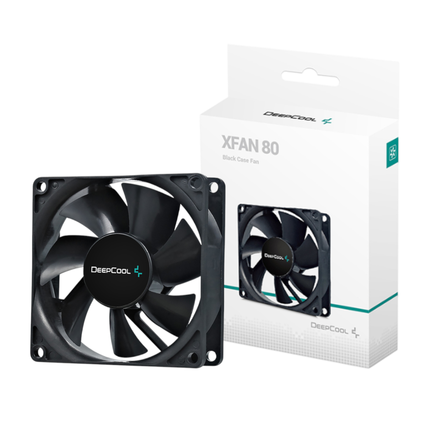 DP-FDC-XF80_DeepCool-XFAN-80mm-Case-Fan-Black_wr_01 DeepCool XFAN 80mm Case Fan - Black