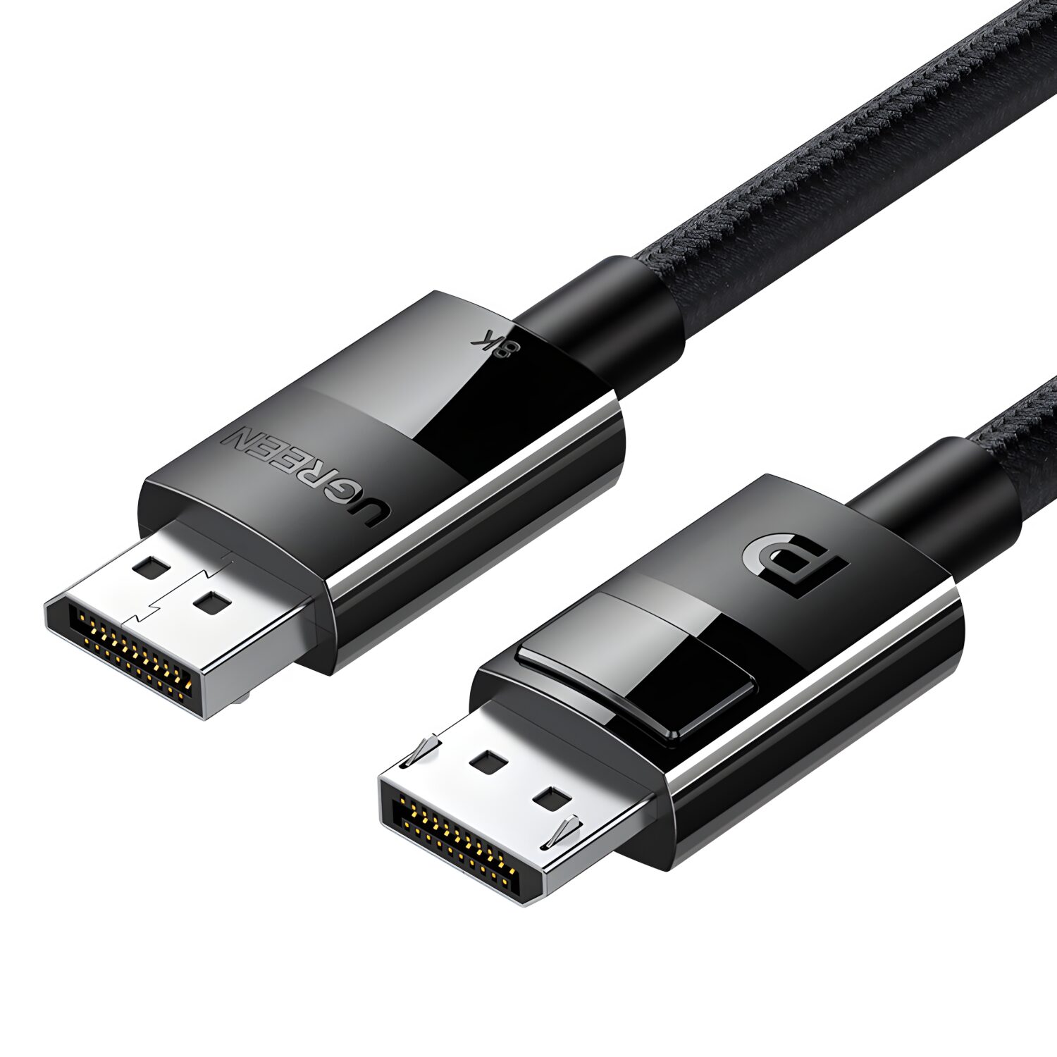 DP114-80392-WR-03 UGREEN DP114 8K DisplayPort Male to Male Braided Cable 3m