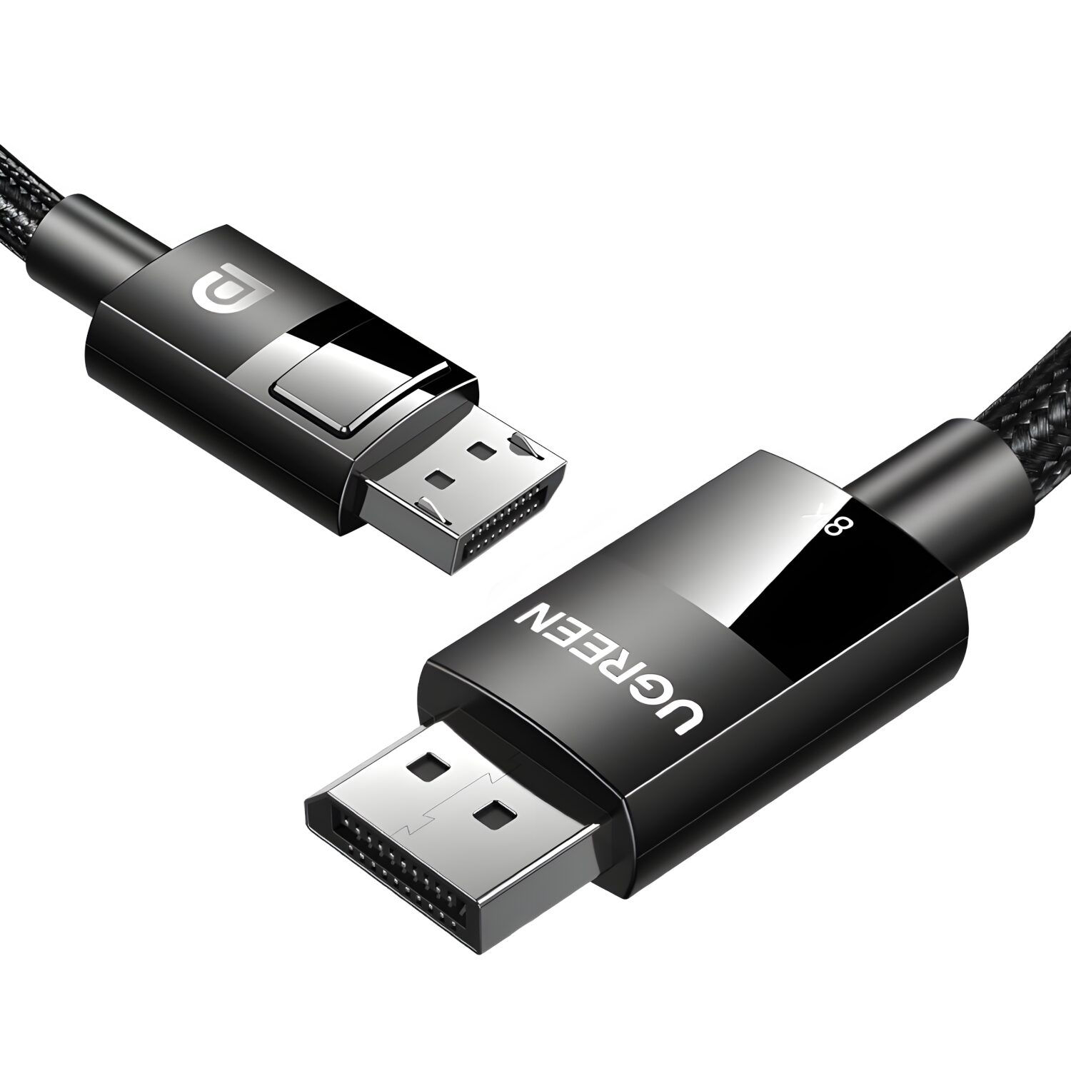 DP114-80392-WR-04 UGREEN DP114 8K DisplayPort Male to Male Braided Cable 3m