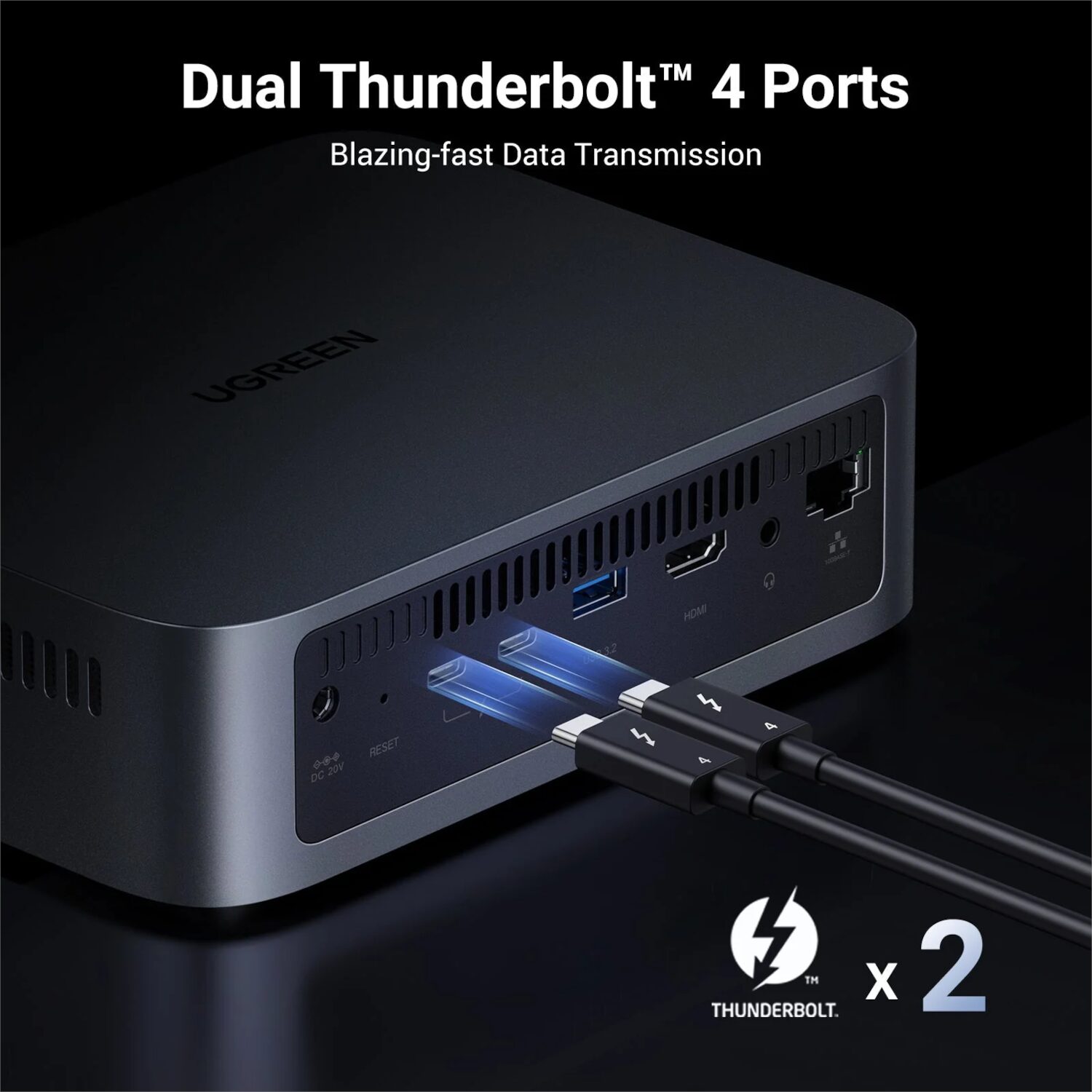 DXP480TPLUS-25892B-WR-04 UGREEN NASync DXP480T Plus 4-Bay NAS