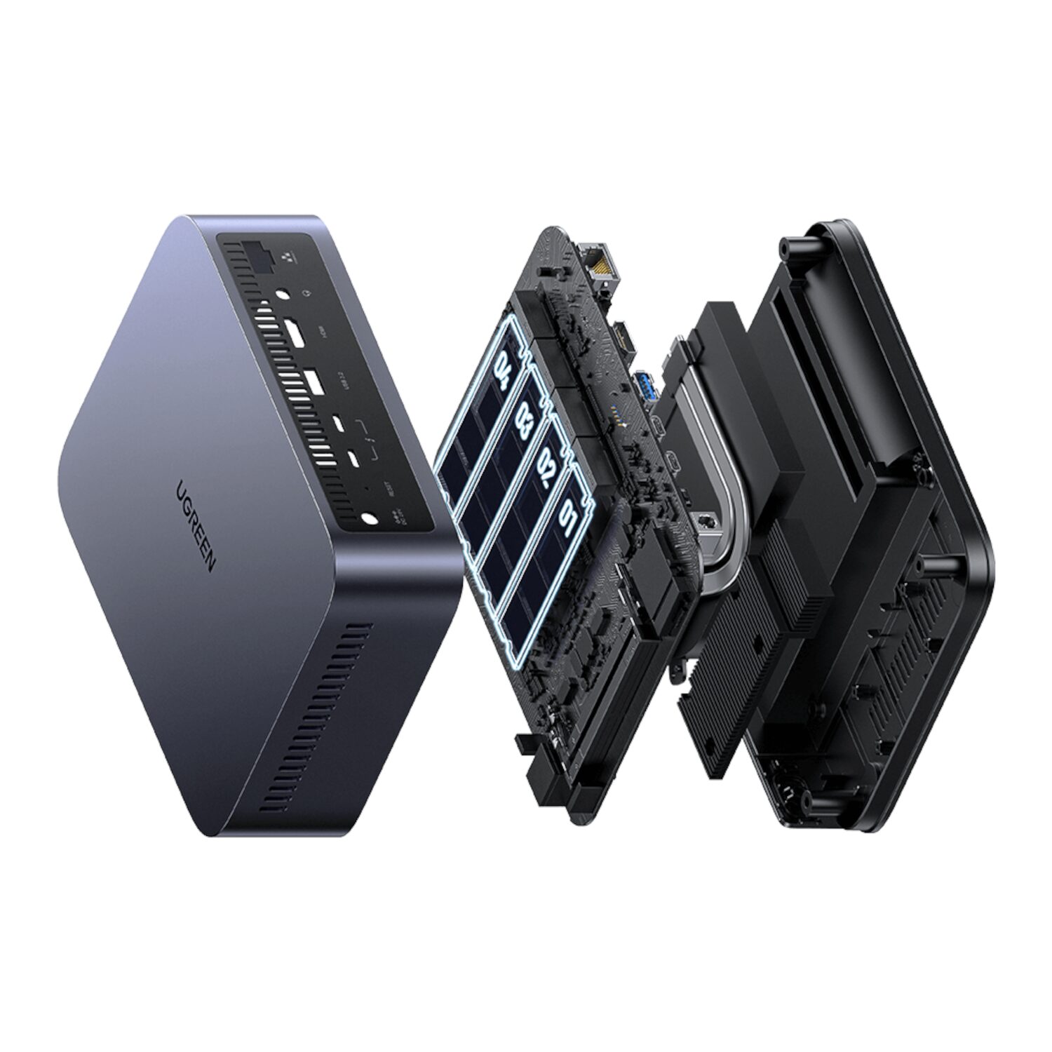 DXP480TPLUS-25892B-WR-07 UGREEN NASync DXP480T Plus 4-Bay NAS