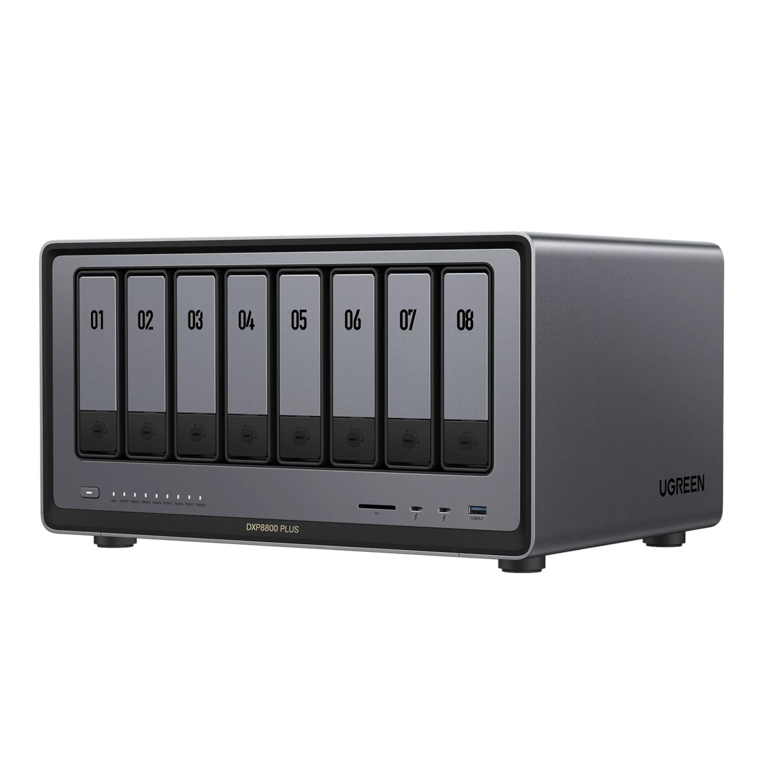 DXP8800PLUS-35127B-WR-01 UGREEN NASync DXP8800 Plus 8-Bay NAS