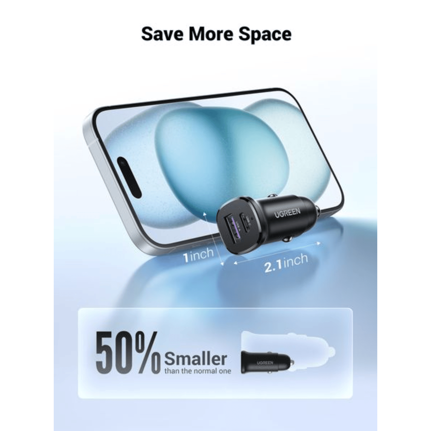 EC305-25845_UGREEN_Car_Charger_Fast_Charging_30W_2Po_wr_05 UGREEN Car Charger Fast Charging 30W 2Ports