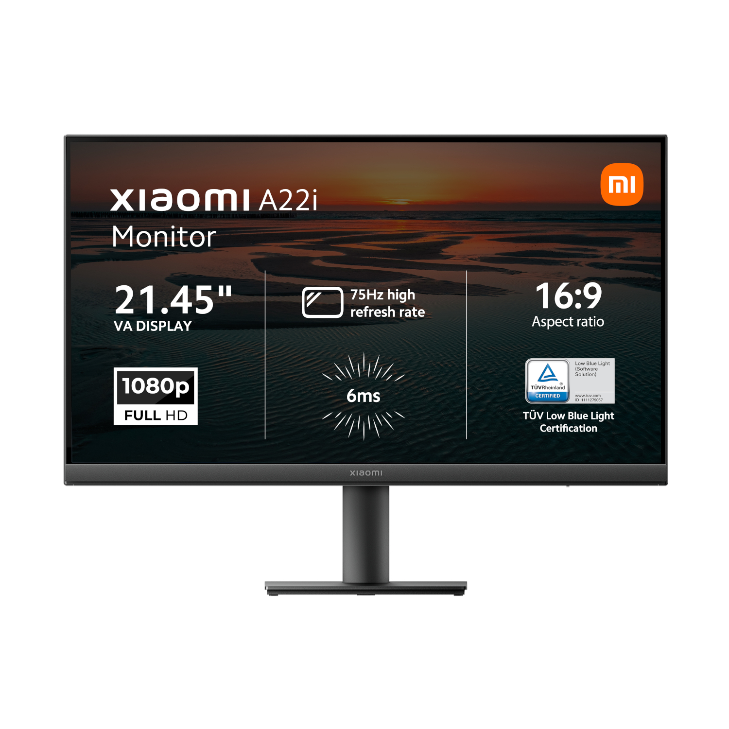 ELA5230EU_Xiaomi-A22i_22-inch_full_hd_office_monitor_wr_01b Xiaomi A22i 22" Full HD 1080p VA Monitor (75Hz, 6ms, and VESA Mount)