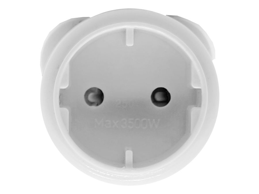 EUR-SCH 2-Pin Schuko to 16A 3-Pin Adaptor