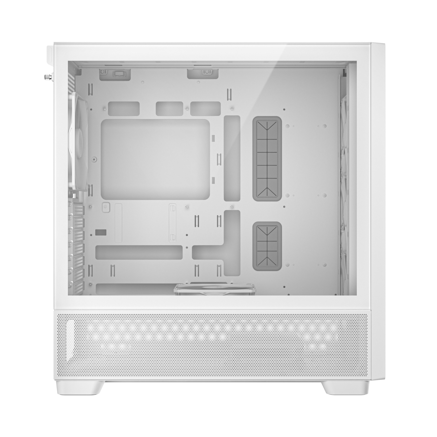 FLUX_white_wr_03 Antec FLUX Mid-Tower E-ATX Gaming Chassis Wood Front Panel - White
